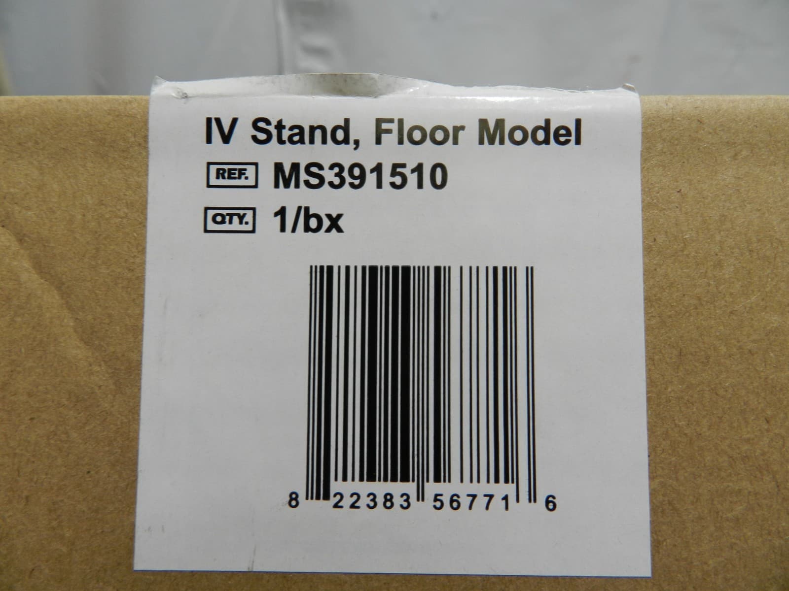 IV Floor Stand Model MS391510 Open Box Med Stream MSD B50J