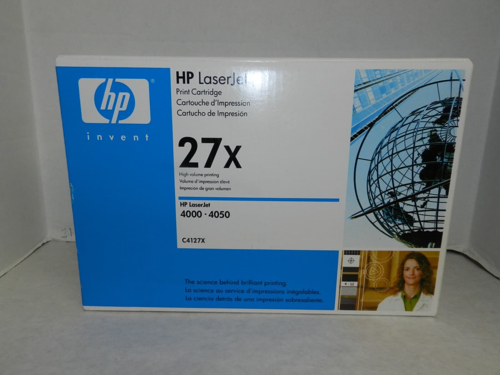 Genuine HP Laserjet 27X C4127X Toner Printing Cartridge 4000-4050 OEM M40K