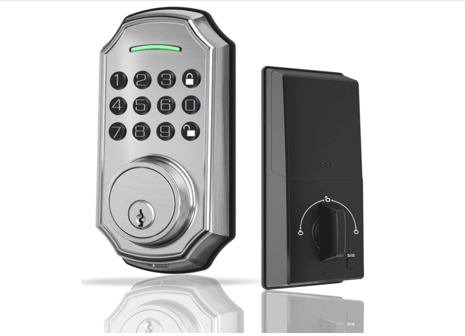ZSZ Keyless Entry Door Lock Keypad Deadbolt,Smart Lock for Door w/ 2 Keys H91K