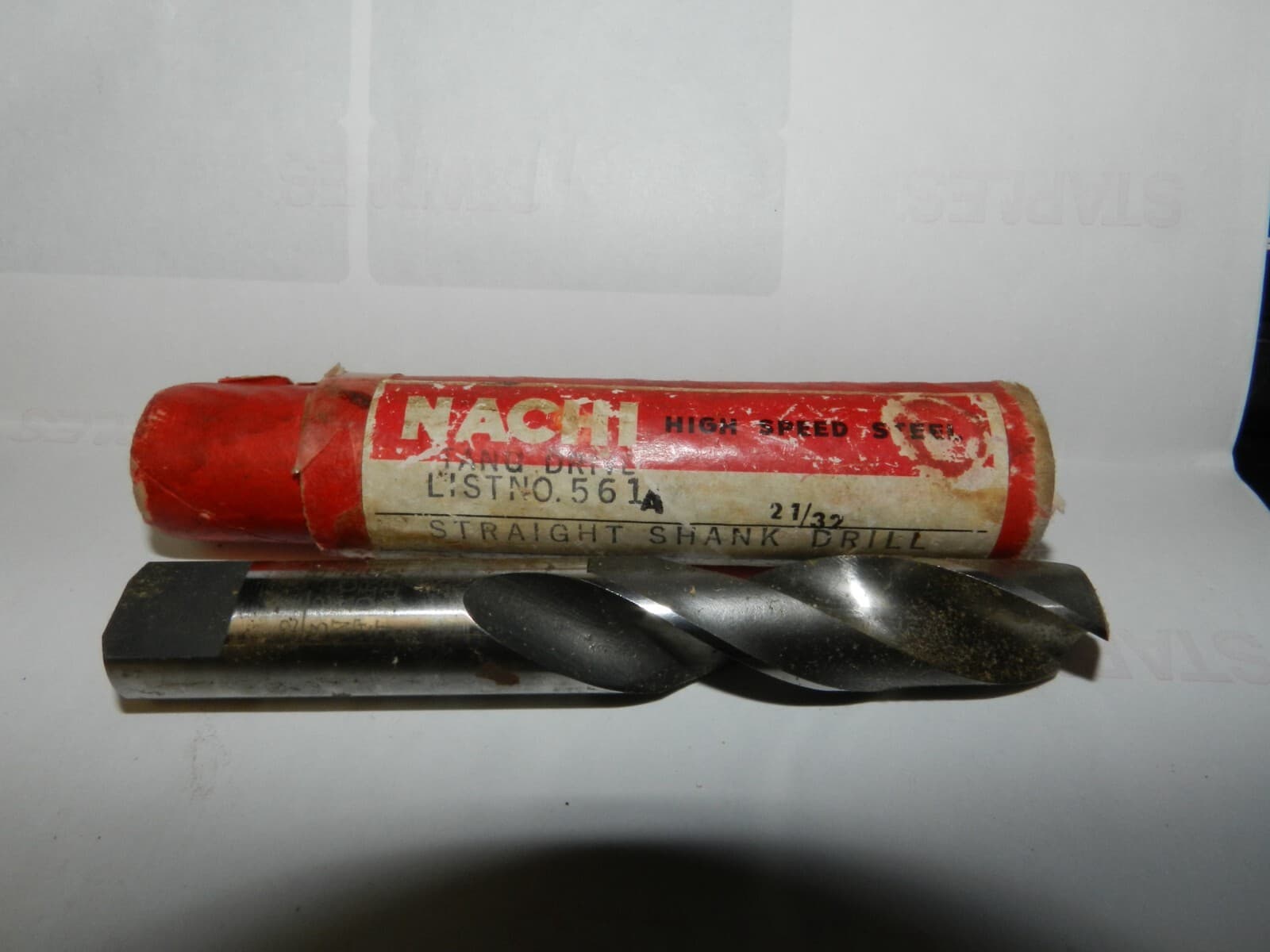 NACHI HSS 23/32" Straight Shank Drill - Screw Machine Length X14K