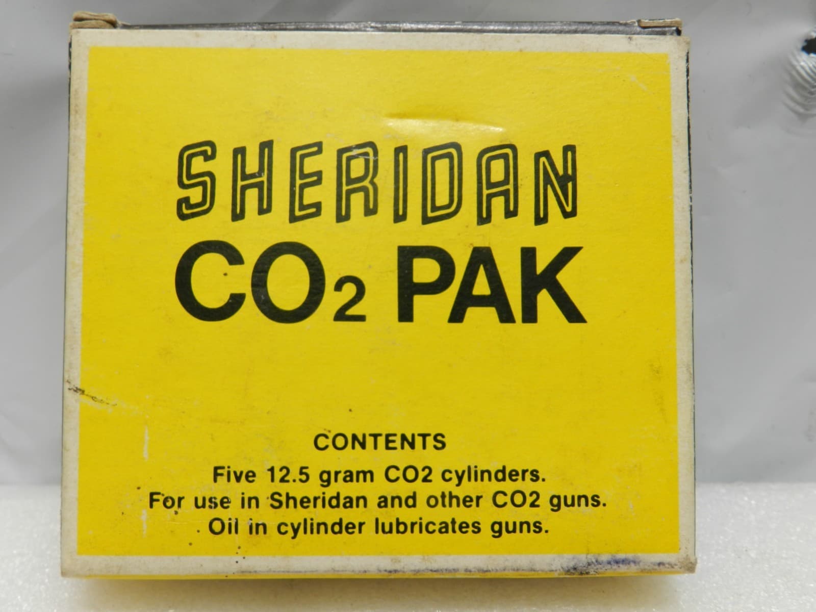 Vintage 5 Pak Pack Box Sheridan Pellet Rifle Pistol CO2 Cylinders (G56S)