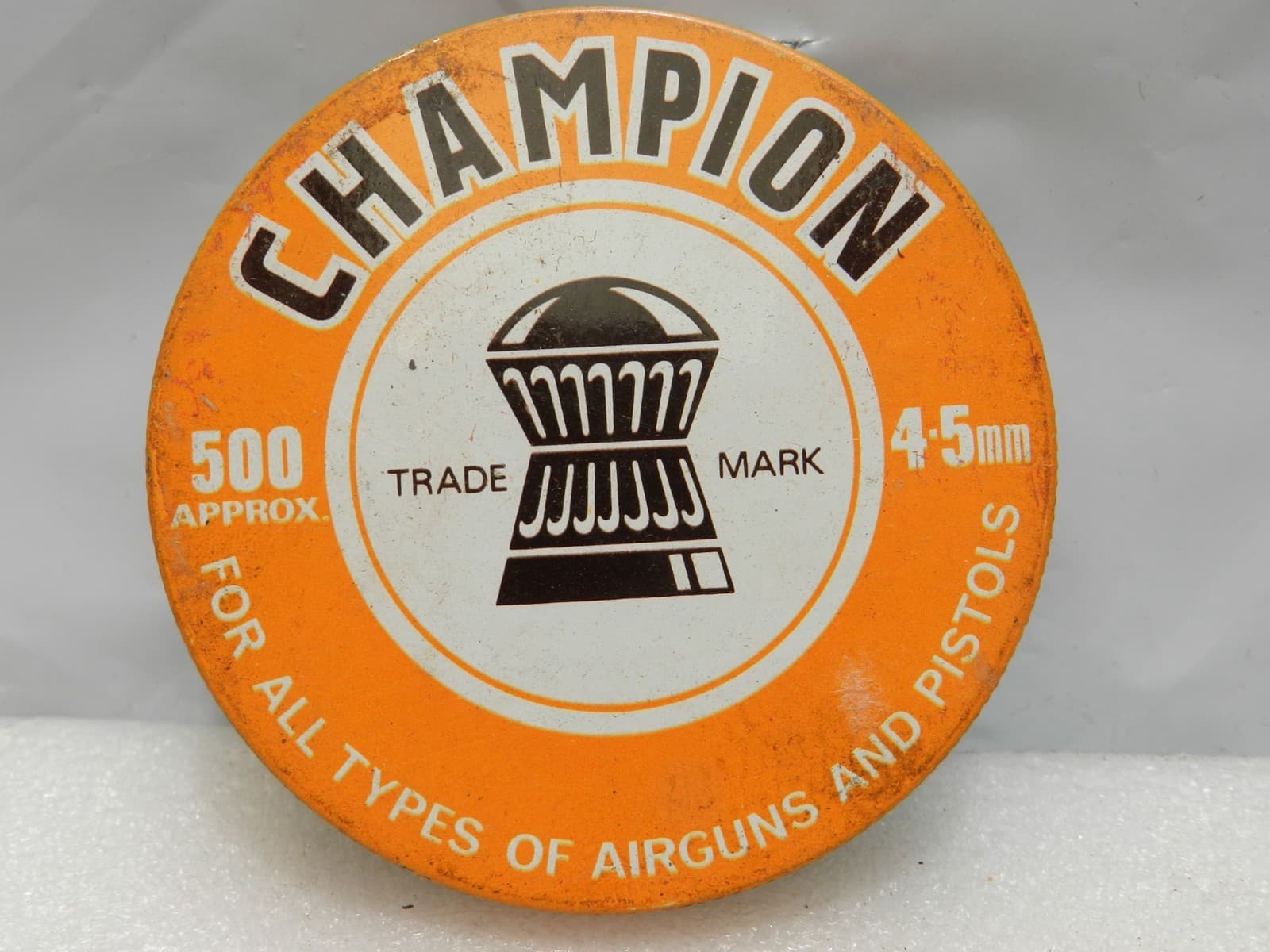 Vintage Champion 4.5mm Airgun Pellets 500 ct Tin Round Nose (G54S)