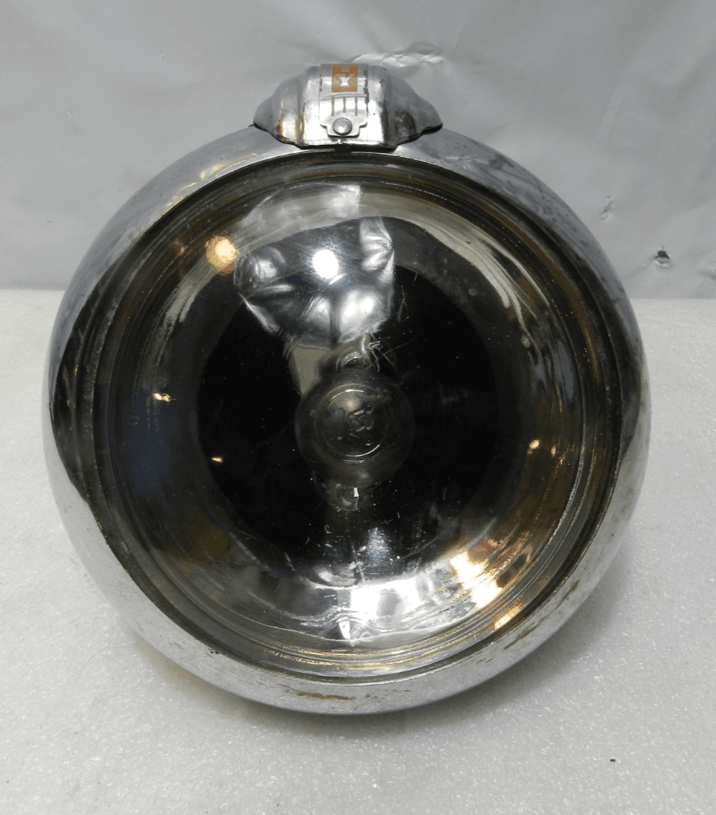Vintage UNITY MFG Co. Chrome Model H-6 Light Car Truck Spotlight (C77JJ)