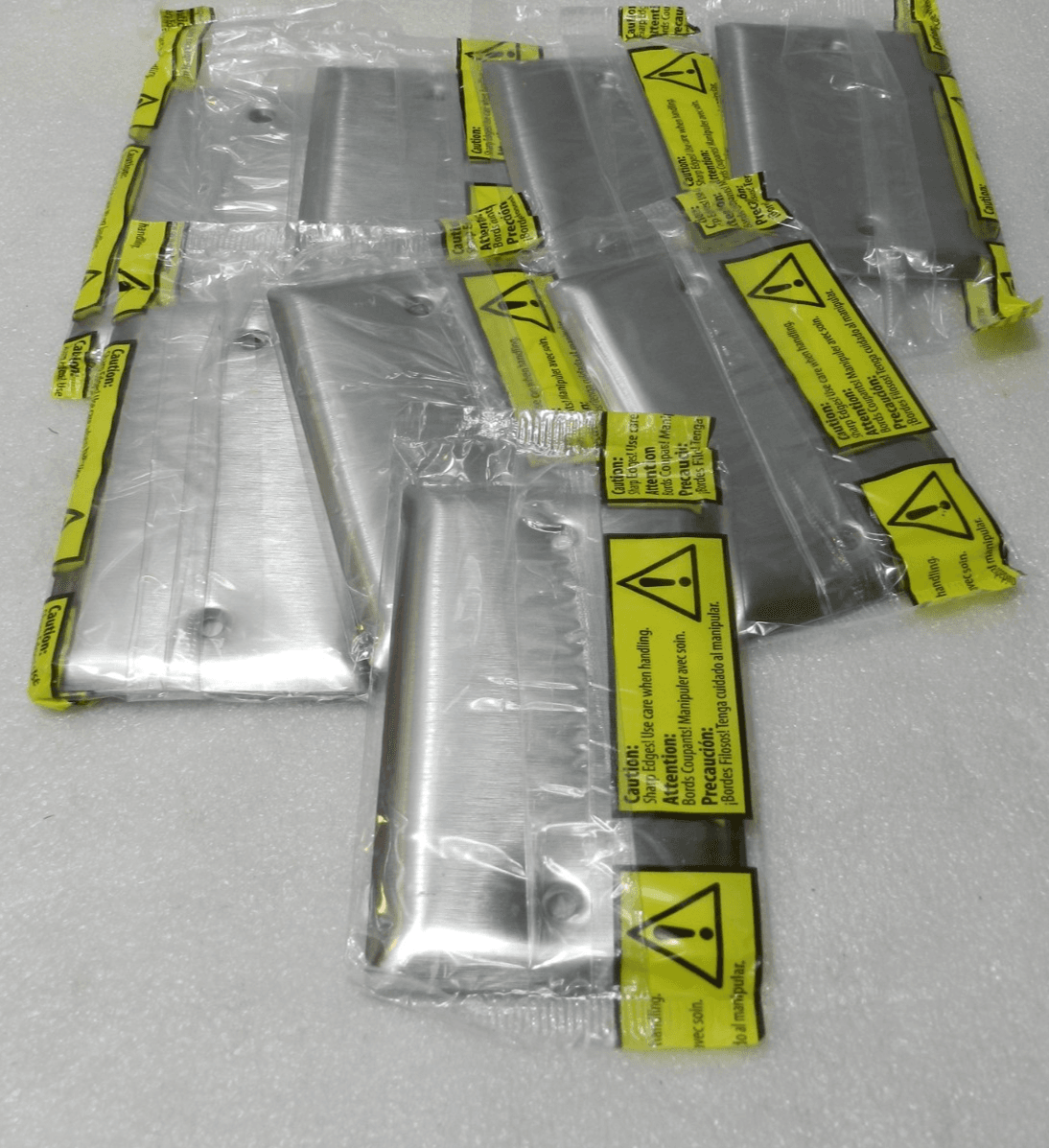 8 Legrand - Pass & Seymour SS13 Smooth 302/304SS Metal Wall Plate (D1)