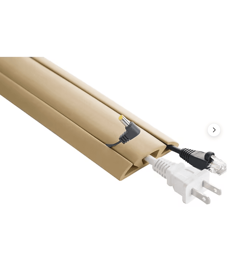 UT Wire Cord Protector & Concealer - Beige - 15 ft. New (Q68K)