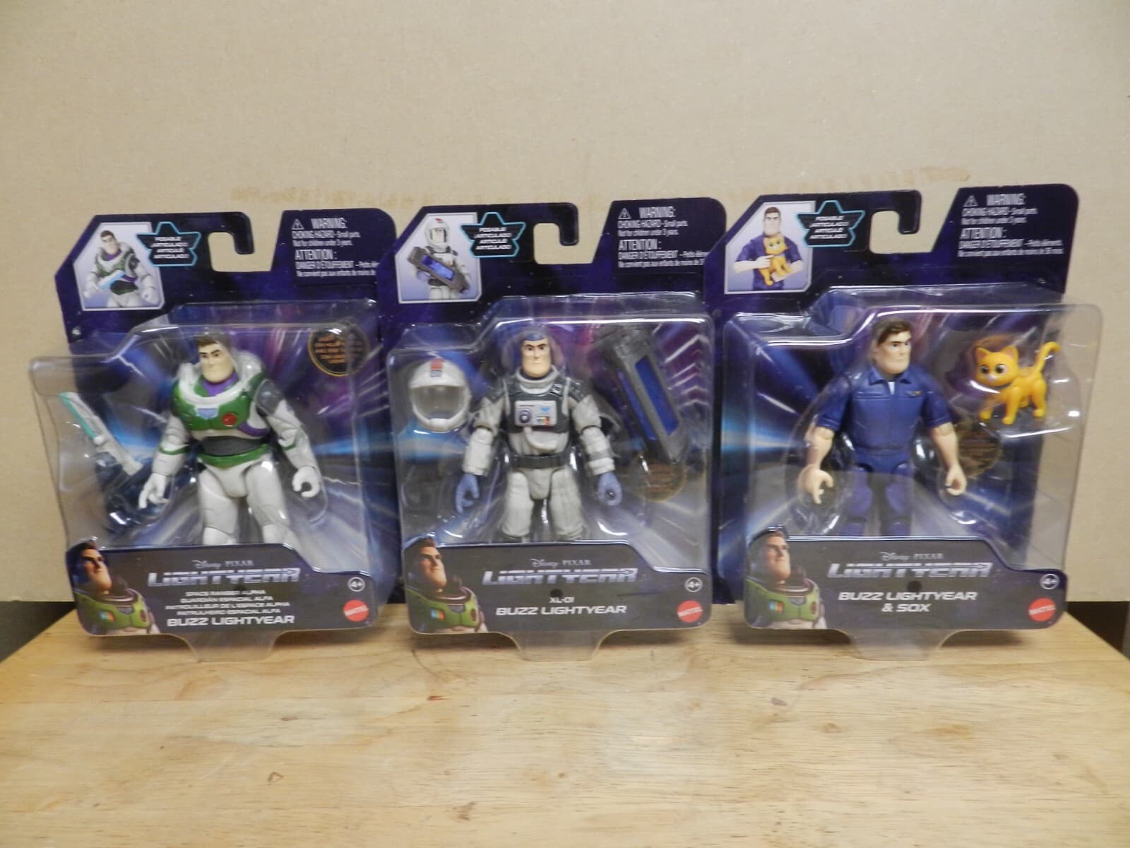 NEW 2022 LIGHTYEAR The Movie - SPACE RANGER, XL-01 and BUZZ W/ SOCK (K)