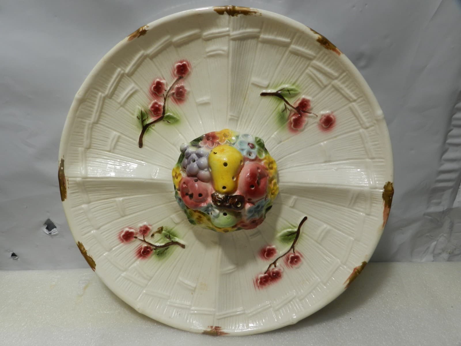 Vintage Divided Serving Dish w/Toothpick Holder That Swivels by Tilso Japan D9JJ