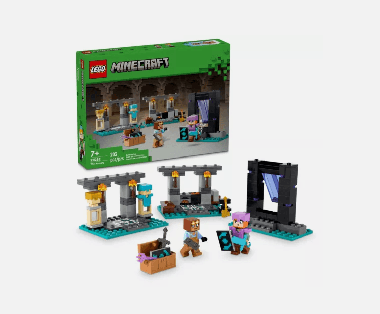 LEGO Minecraft: The Armory (21252) 203 pcs set New Sealed (M97K)
