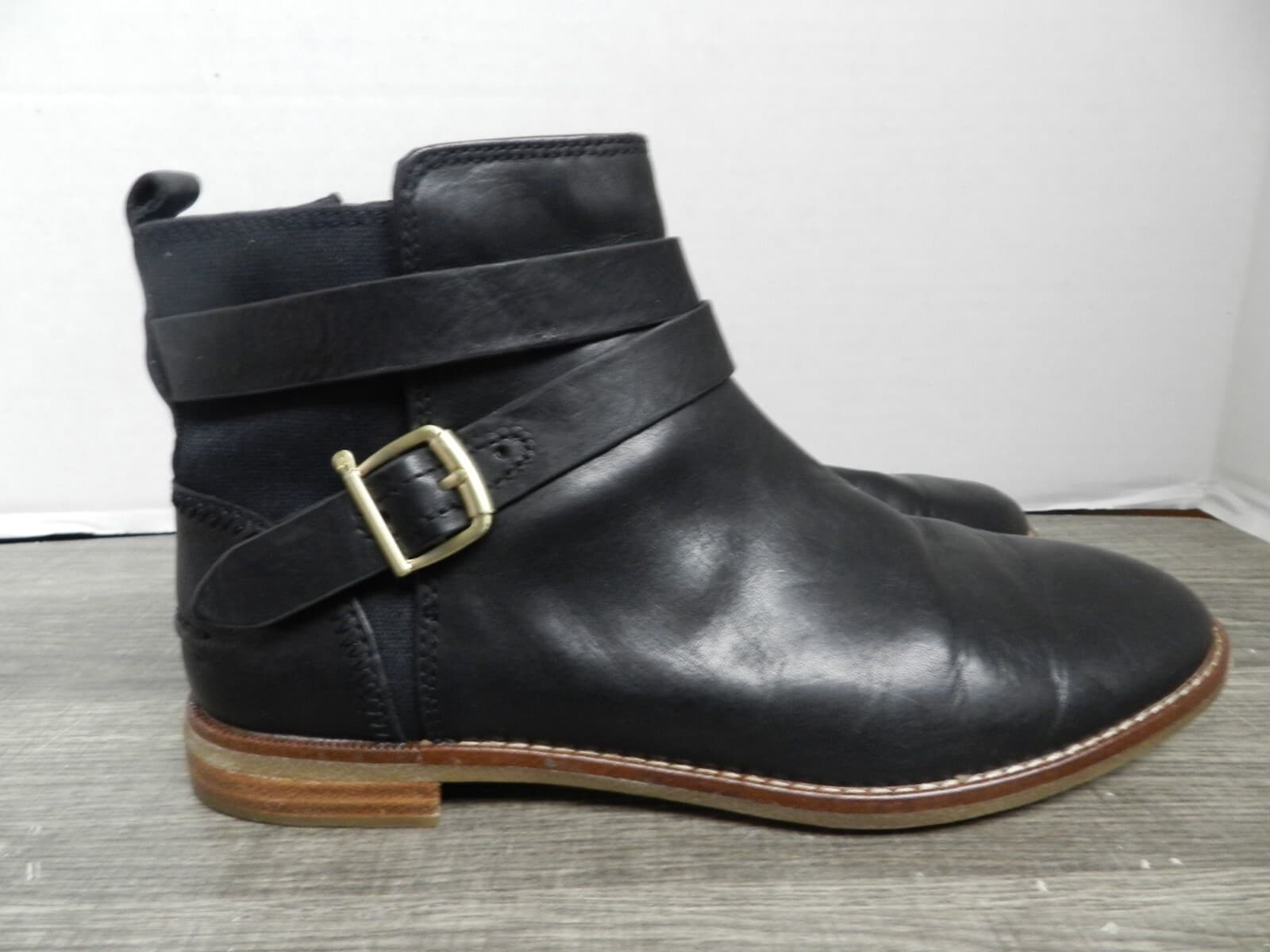 Womens Sperry Top Slider Seaport Storm Short Shackle Ankle Boots SZ 7 M D18