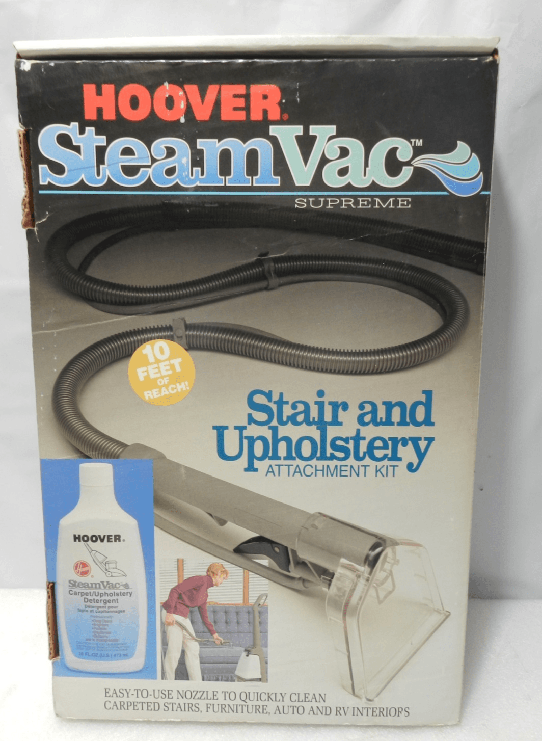 Hoover SteamVac Supreme Stair & Upholstery Attachment Kit w/ 10 Ft. Hose (L41J)