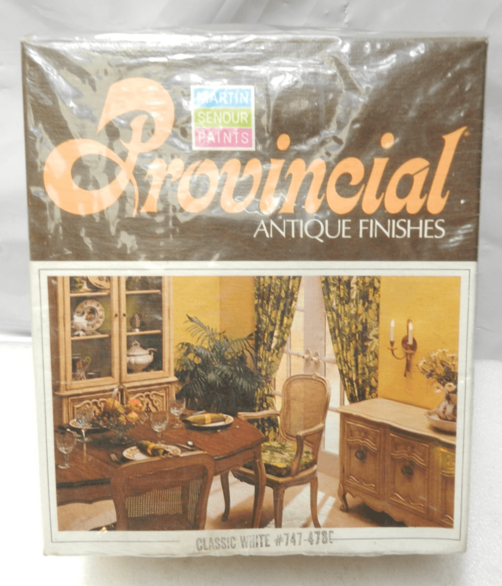 Vintage Martin Senior Paints Provincial Finish Kit Classic White 77-4786 (H22J)