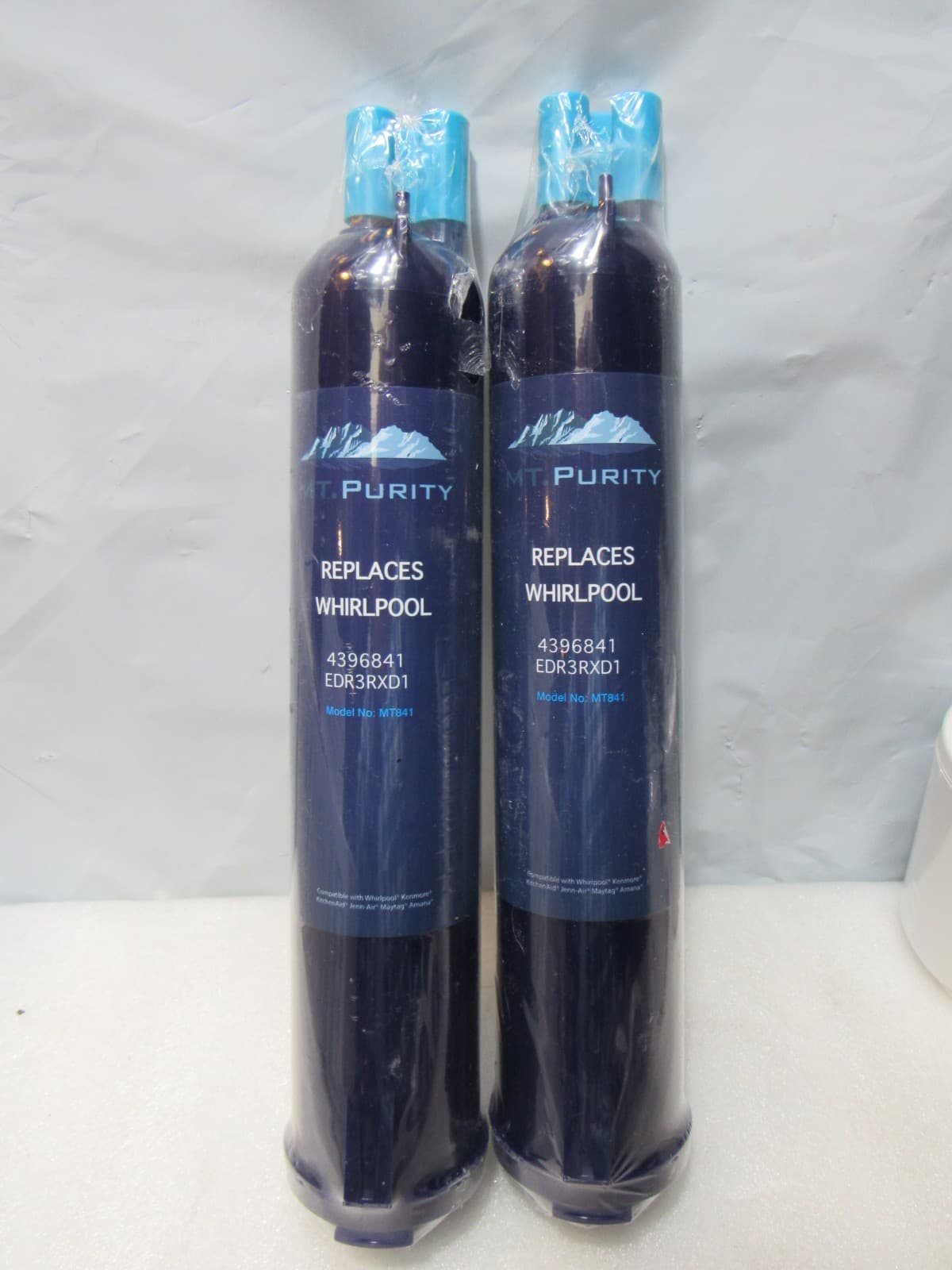 MT Purity MT841 Refrigerator Water Filter 2 Pack 4396841 EDR3RXD1 (F58J)