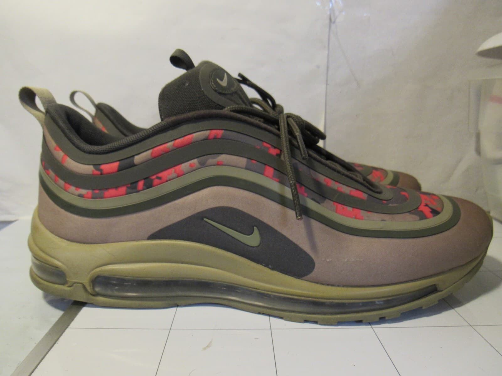 Nike Air Max 97 Ultra Digi Camo Sneakers AH9946-201 Size 11 Mens d95M