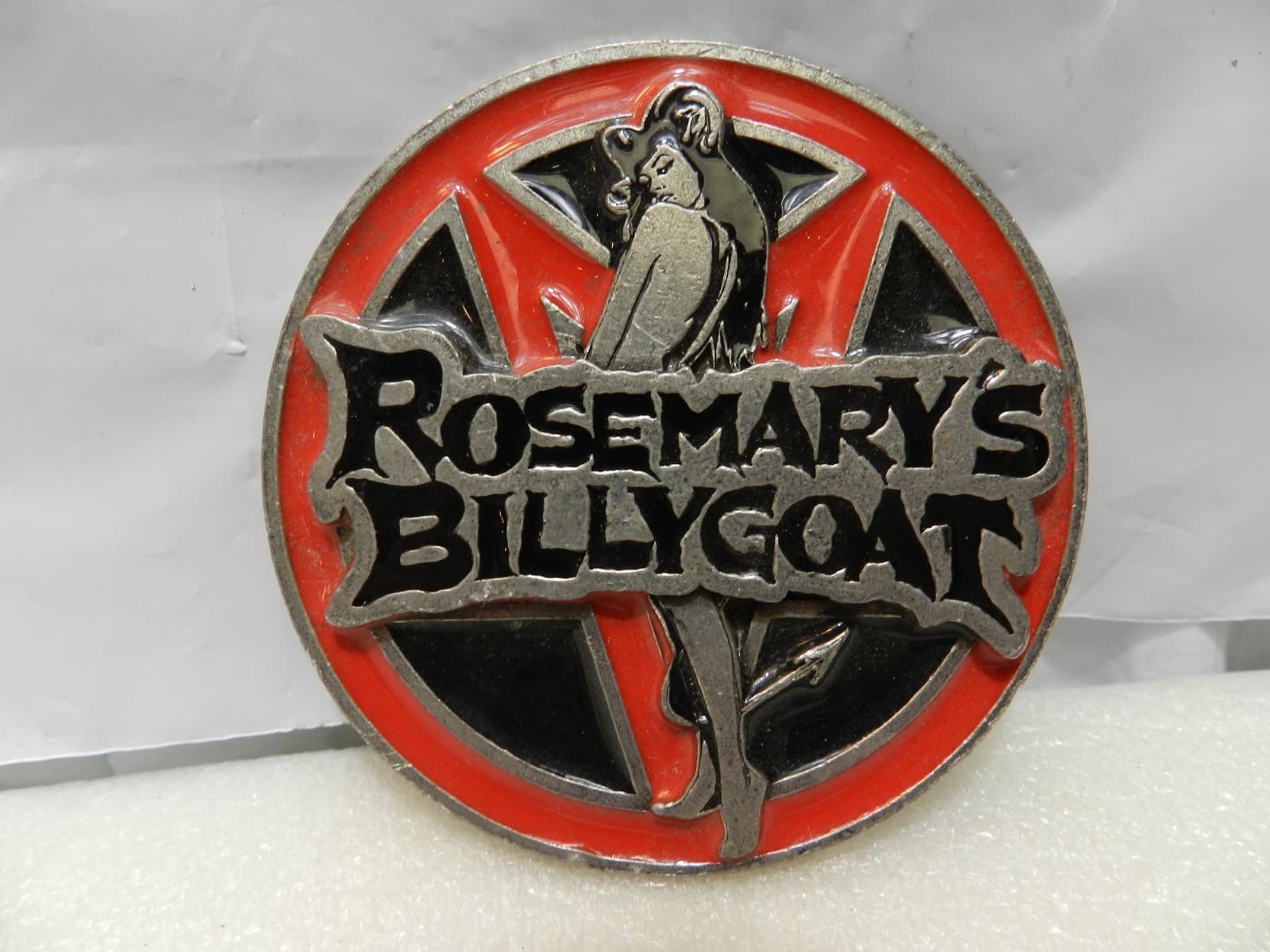 Rosemary's Billygoat Shock Rock Band Belt Buckle 2005 (Z10J)