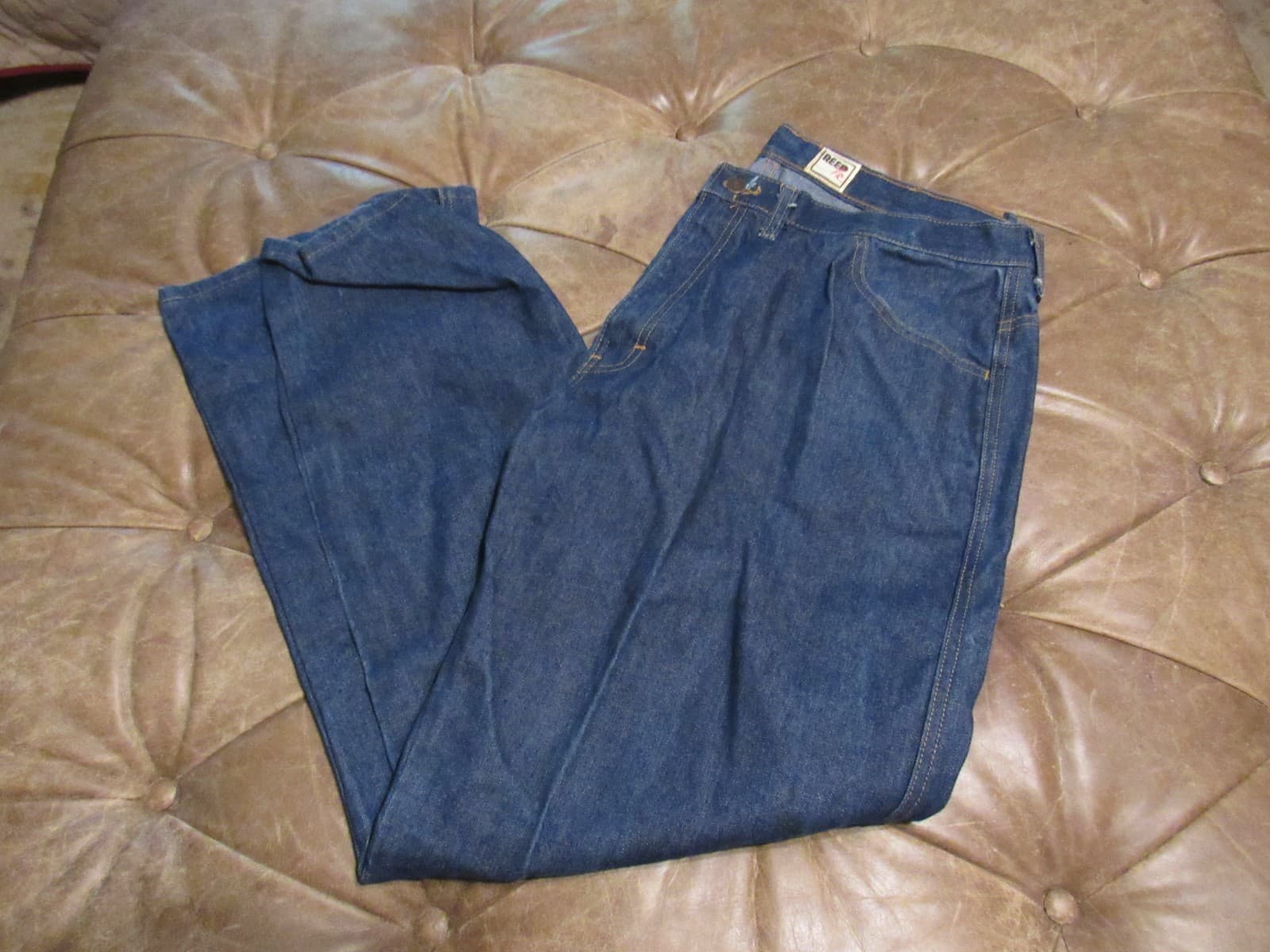 Reed FR Jeans 40X32 Blue Straight Leg Medium Wash HRC 2 Flame Resistant (V94JJ)