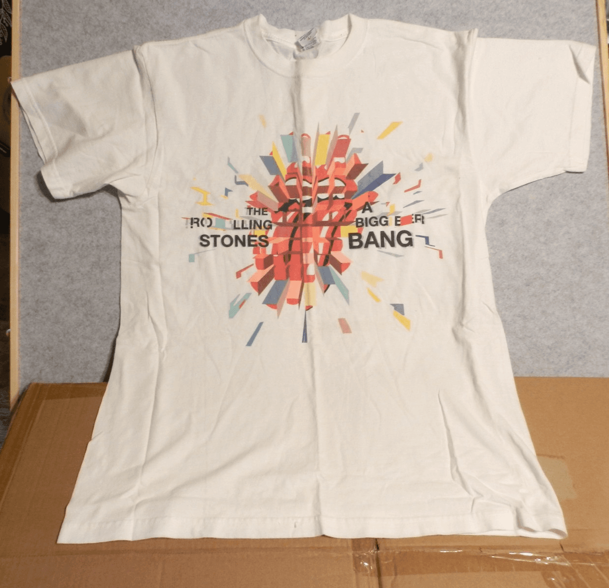 Vintage The Rolling Stones A Bigger Bang USA Tour T Shirt Sz L Men’s 2006 H35K