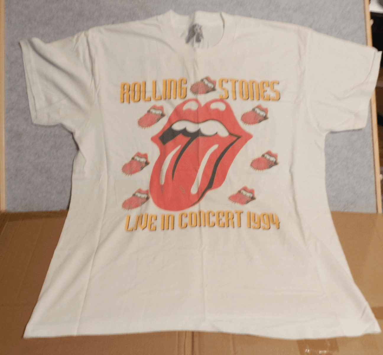 Vintage Rare Rolling Stones 1994 Voodoo Lounge T-Shirt Size XL Band Tour H34K
