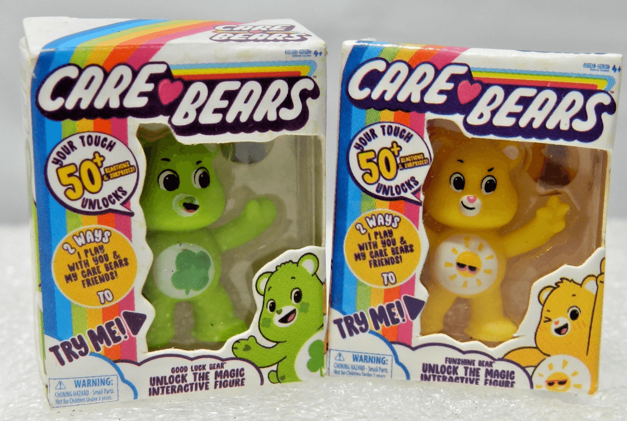 2 Zuru Micro Toy Box Care Bears – Fun Shine & Good Luck In Box (L72K)