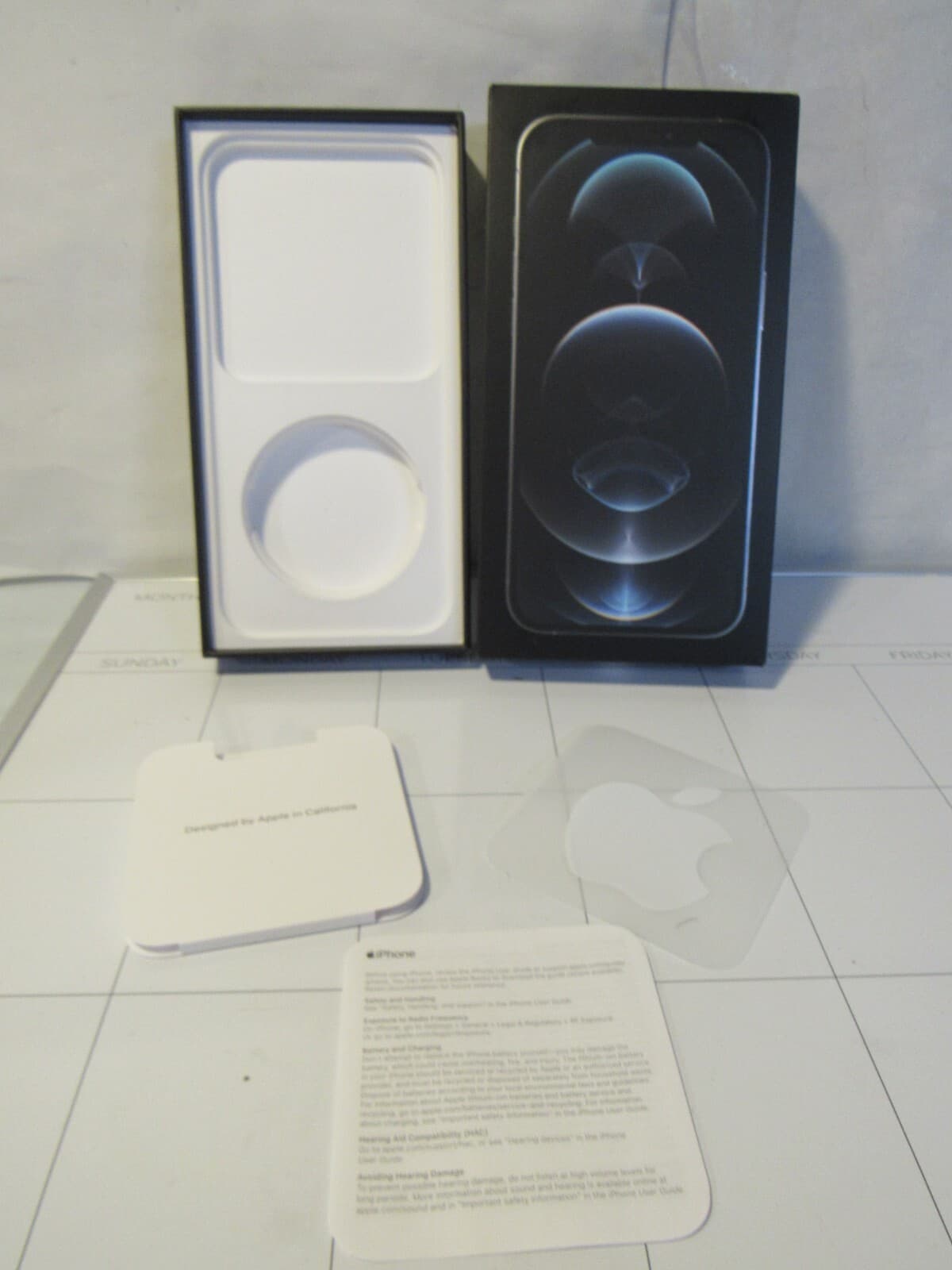 Apple iPhone 12 Pro Max Original Box Silver A2343 BOX ONLY C72M