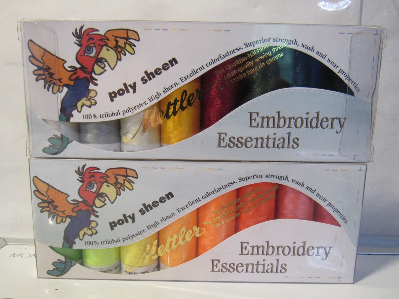 16 Spools Embroidery Polyester Thread Mettler Poly Sheen Multi New in Pack E7J