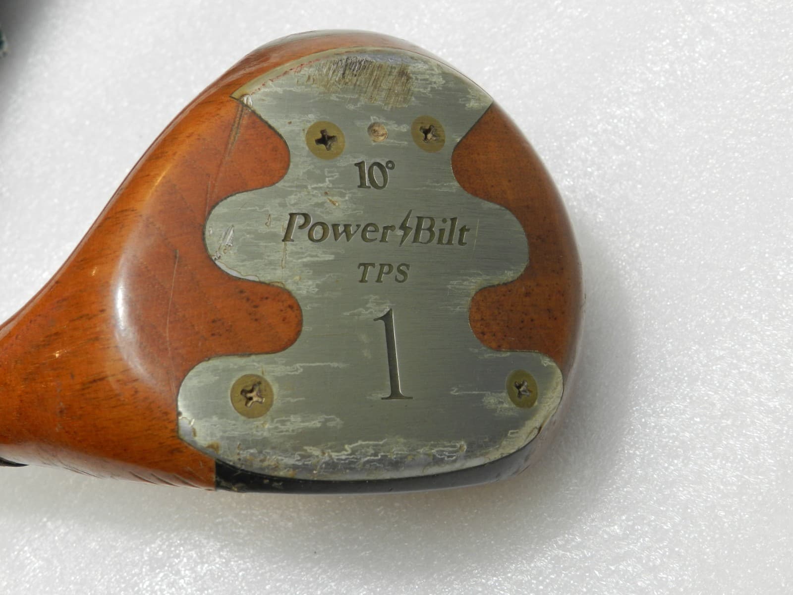 POWERBILT TPS PERSIMMON Driver 1 Wood 10° RS Golf Club D81K