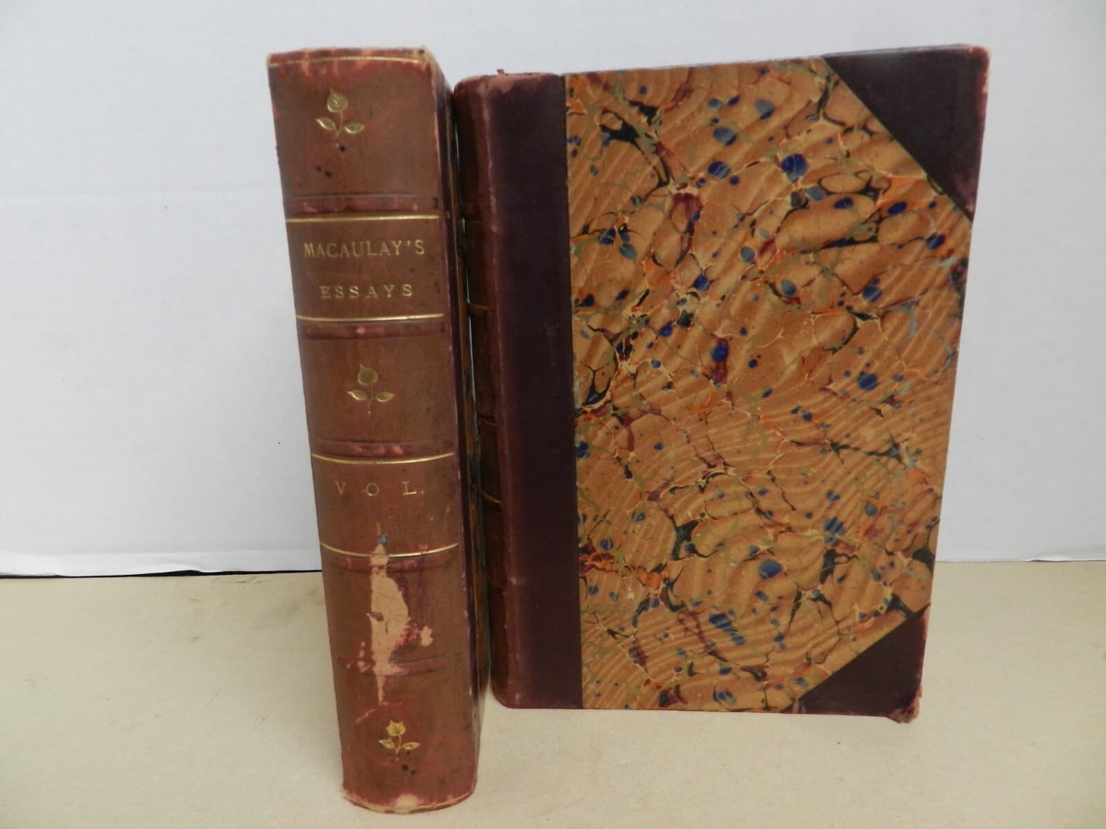 CRITICAL HISTORICAL & MISC ESSAYS POEMS-Thomas Babington Macaulay Vol I & 2 B68J