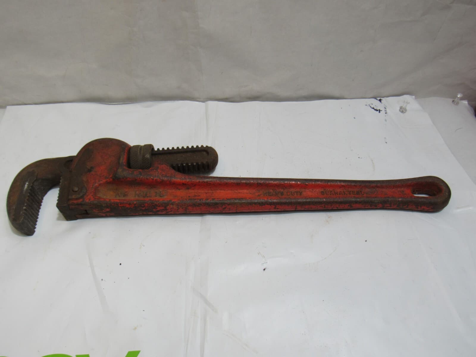Reed Mfg 18” Heavy Duty Pipe Wrench RW18 Vintage Made In USA (K81M)
