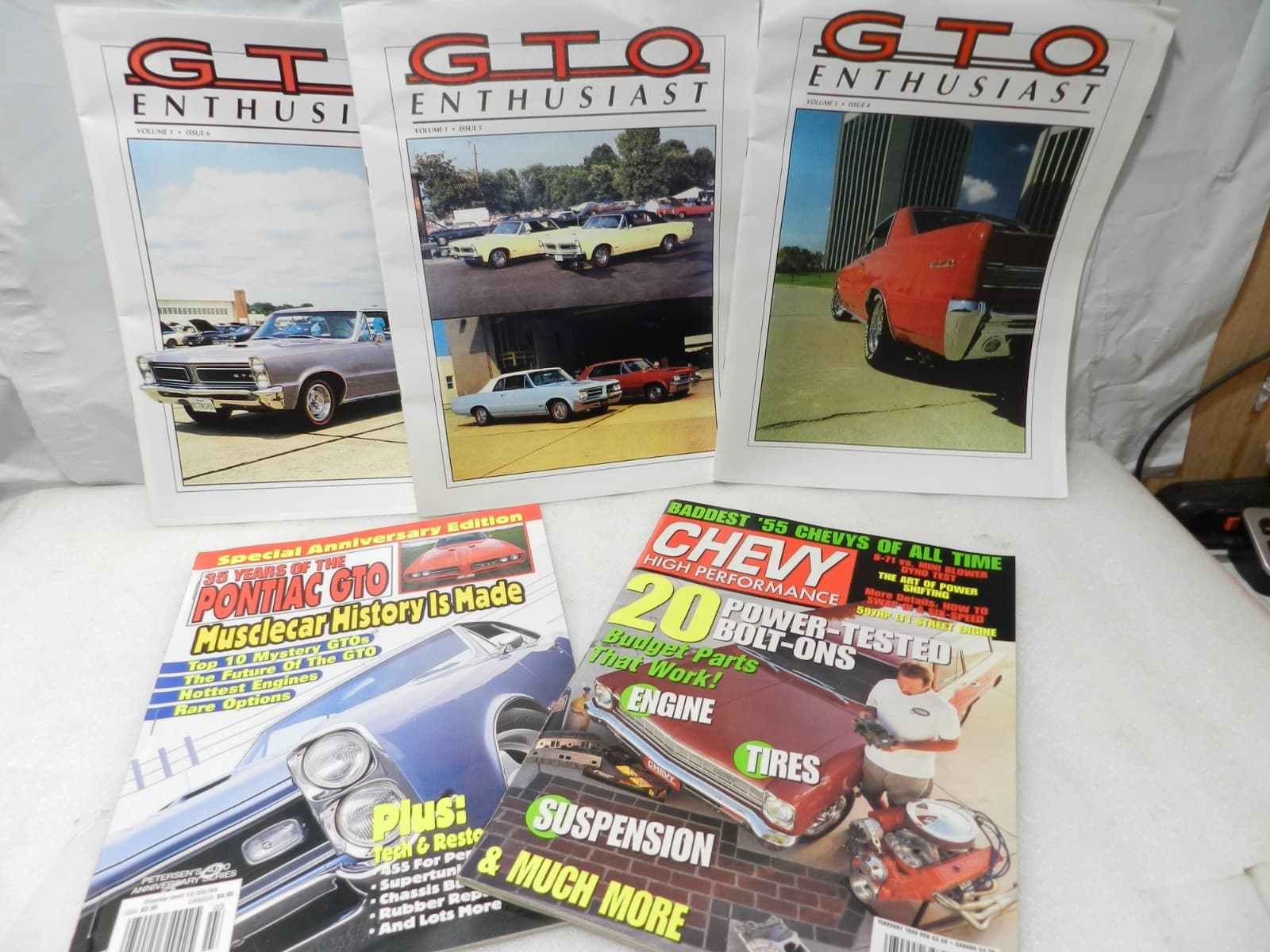 Vintage 1990's GTO Enthusiast Chevy Performance Pontiac GTO Magazines H76J