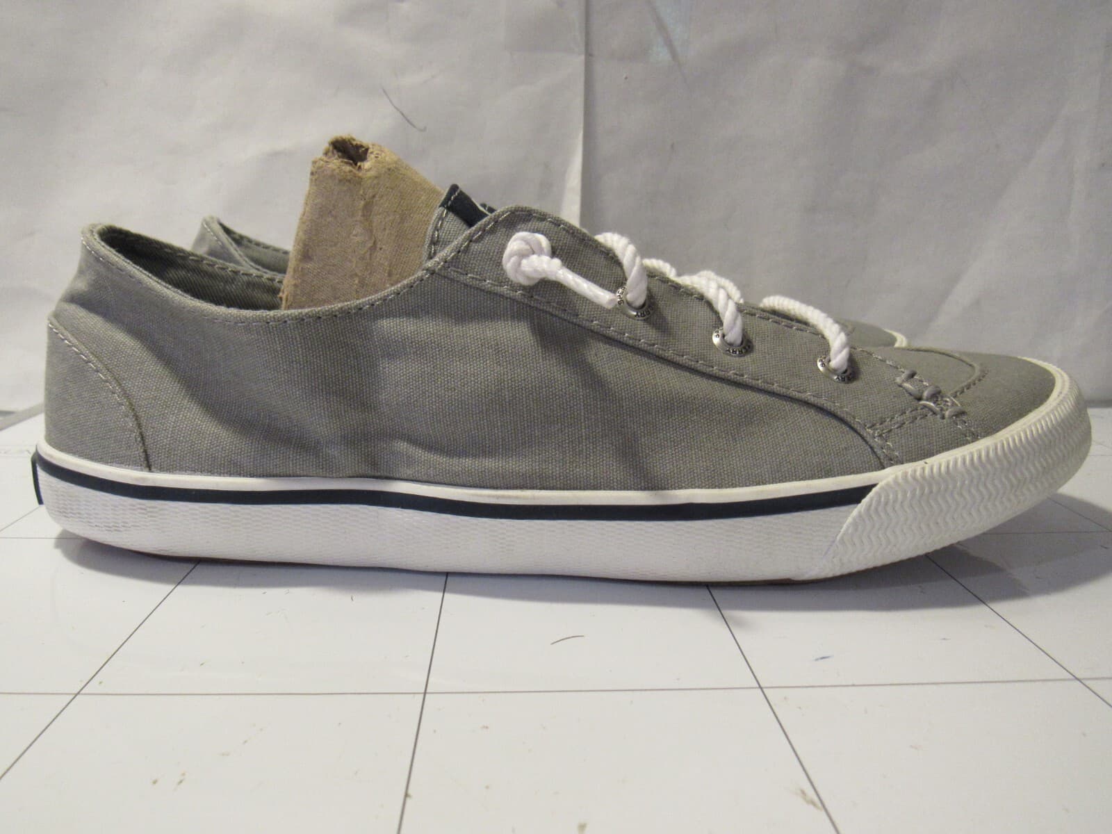 Sperry Women's Top-Sider Lounge Away Sneaker Size 8 STS81821 Gray E51M