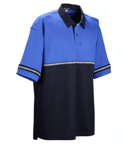 Mocean Tech Two Tone Reflective Bike Short Sleeve Polo 0402 Security X81JK