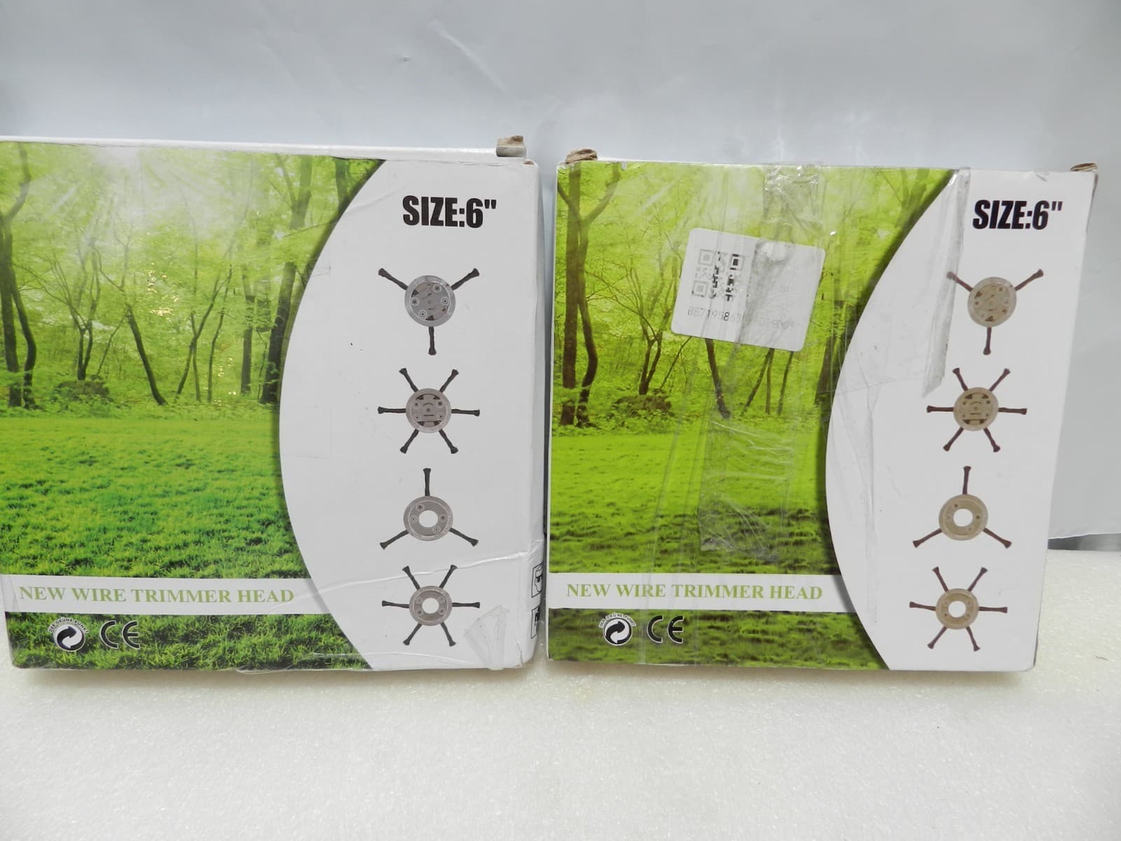 2 New Steel Wire Trimmer Grass 6" Cutter Weed Eater Head (A5J)