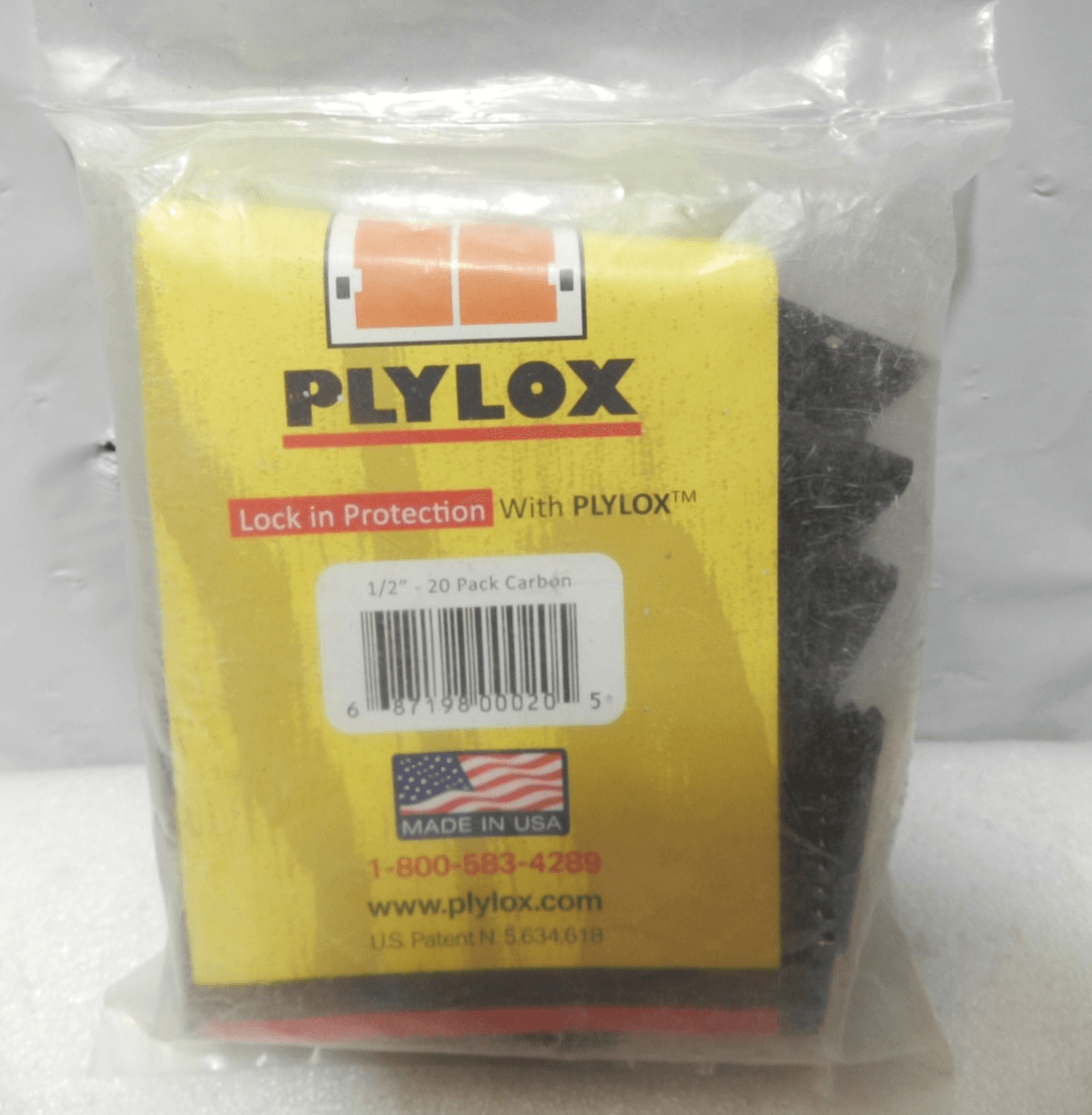 PLYLOX Hurricane Window Clips 20 Pk Carbon Steel 1/2" No Drilling/Screws (I13K