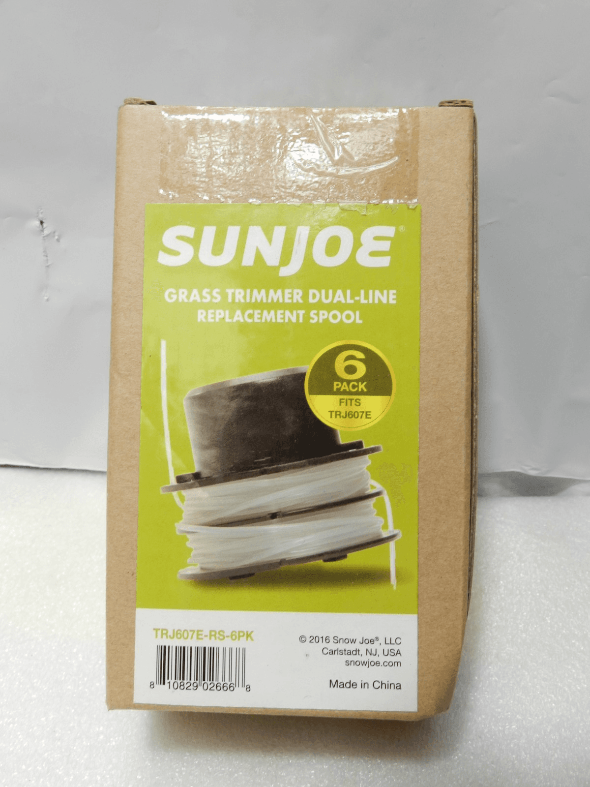 Sun Joe Dual-Line Replacement Grass Trimmer String TRJ607E-RS 6 PK (A4J)
