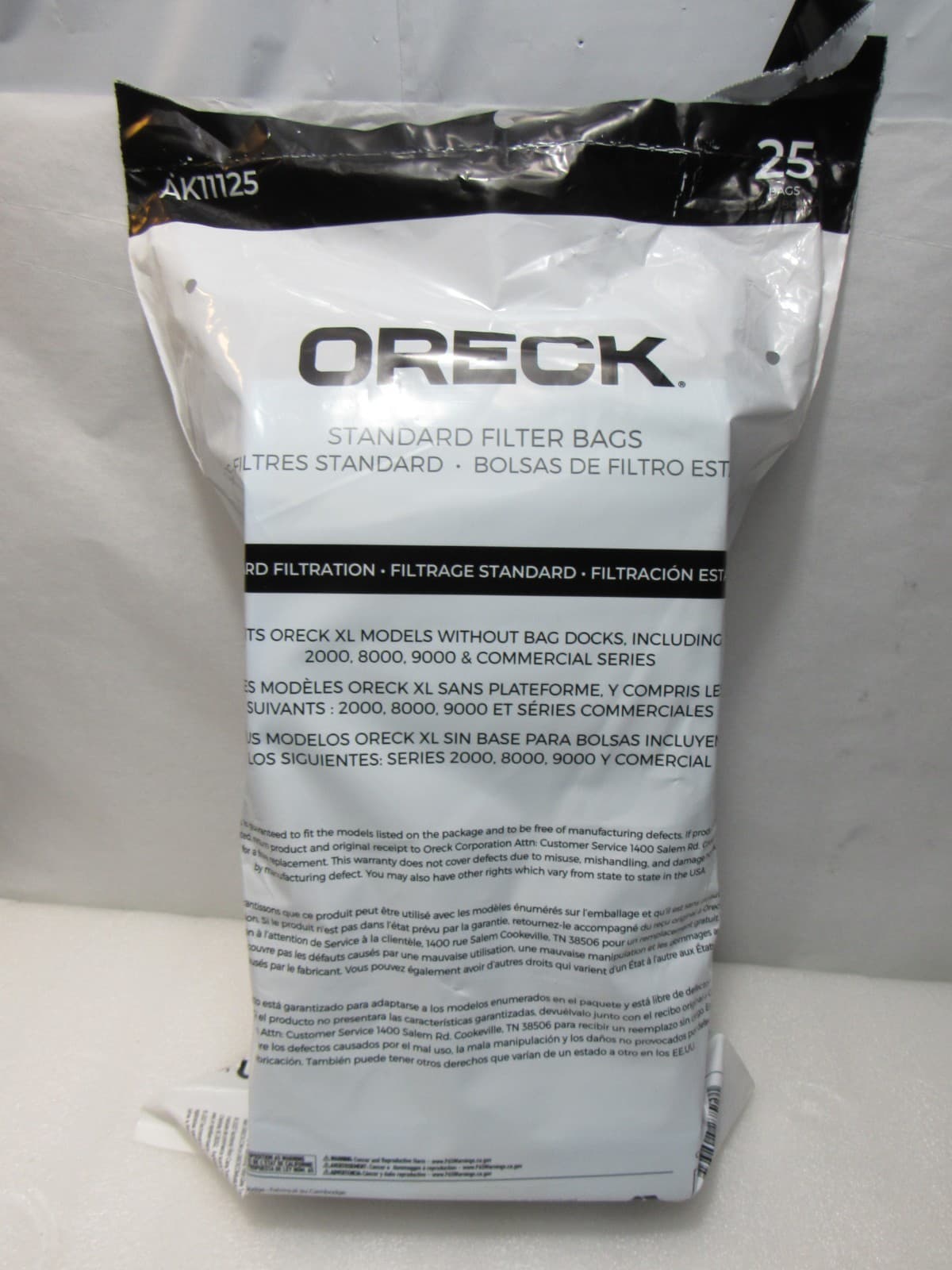 Oreck AK11125 XL Standard Filter Bags 24 Count (E7K)