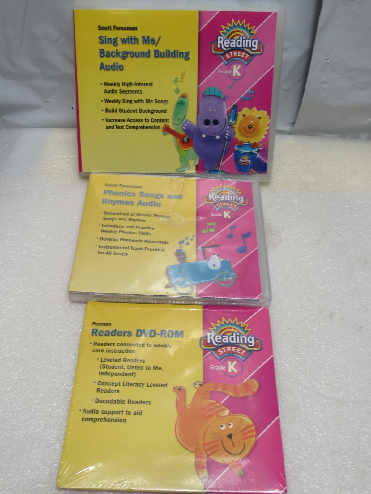 Reading Street Sing with Me/Background Building & Phonic Song CD Grade K (W6J)