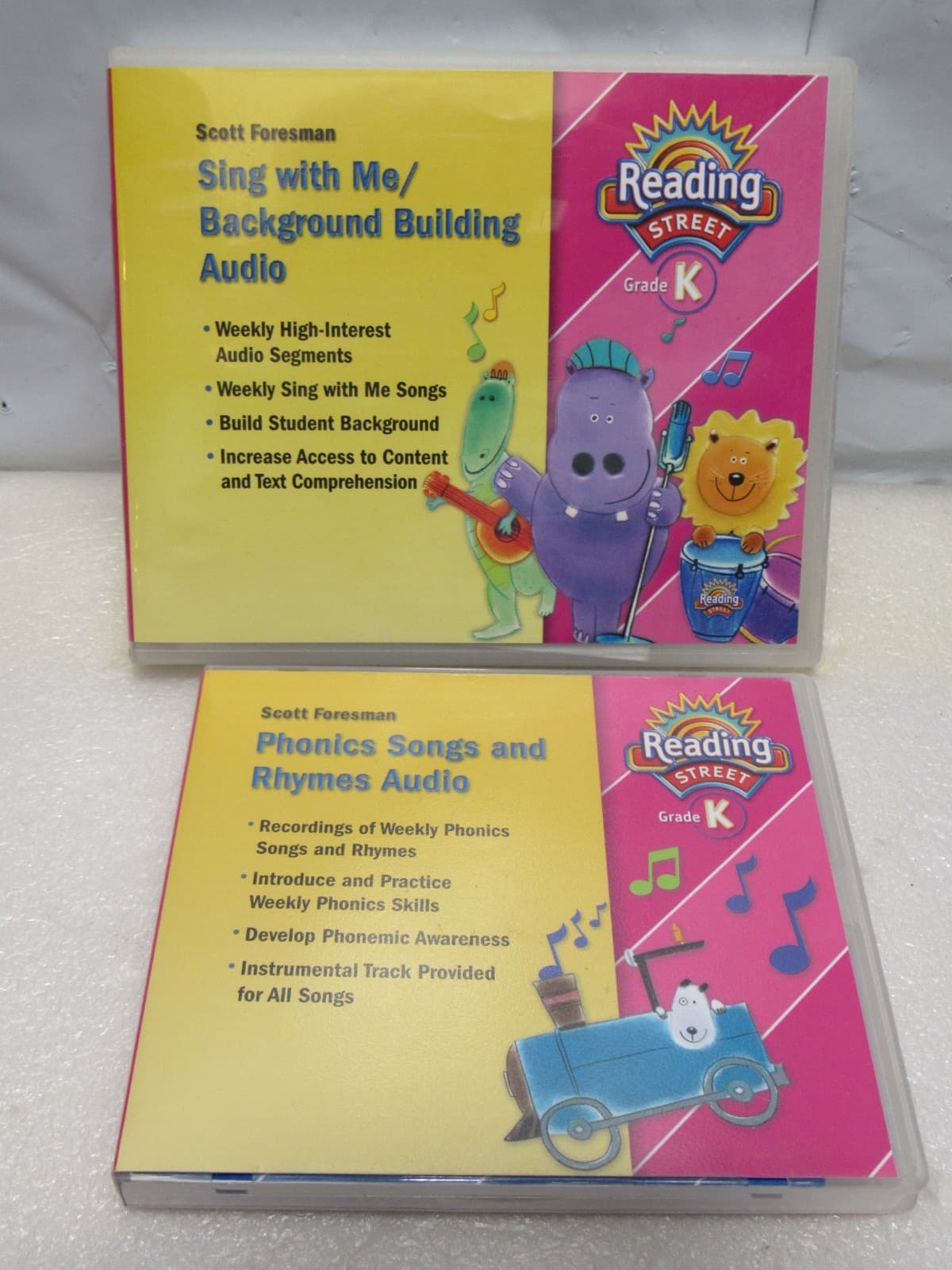 Reading Street Sing with Me/Background Building & Phonic Song CD Grade K (W7J)