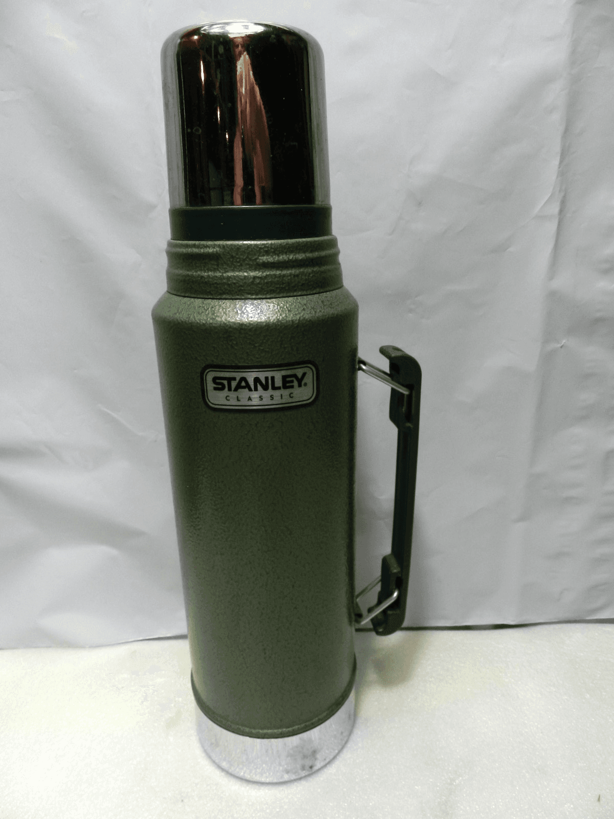 Vintage Stanley Classic 1.1 Qt 1L Green Vacuum Bottle Thermos Clean Z96J