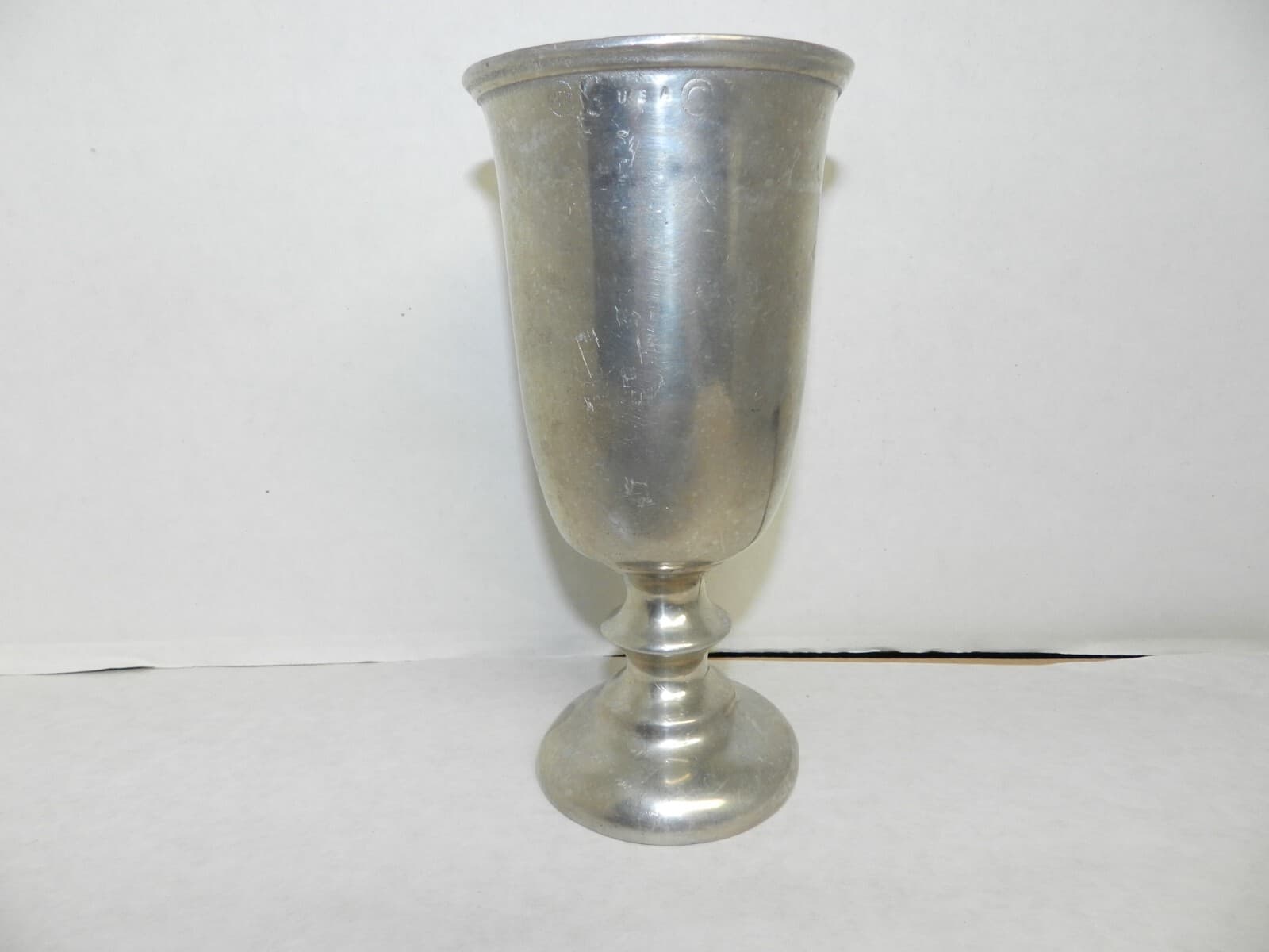 Plough Tavern 7" 12 Ounce Drink Goblet Wilton Armetale Pewter Metal RWP USA L3K