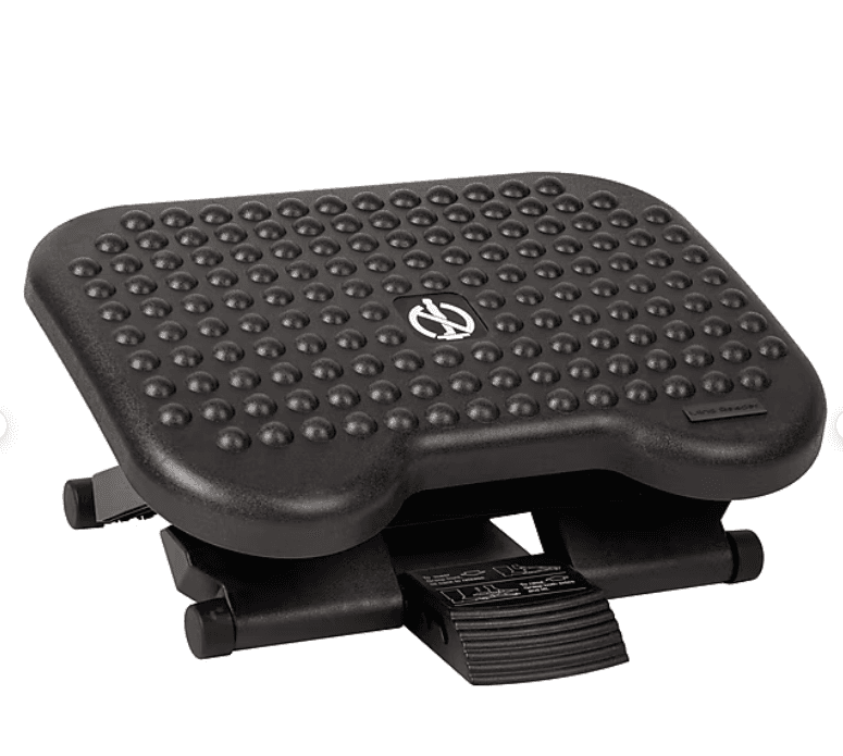 Mind Reader FTREST-BLK Adjustable Foot Rest - Black E10K