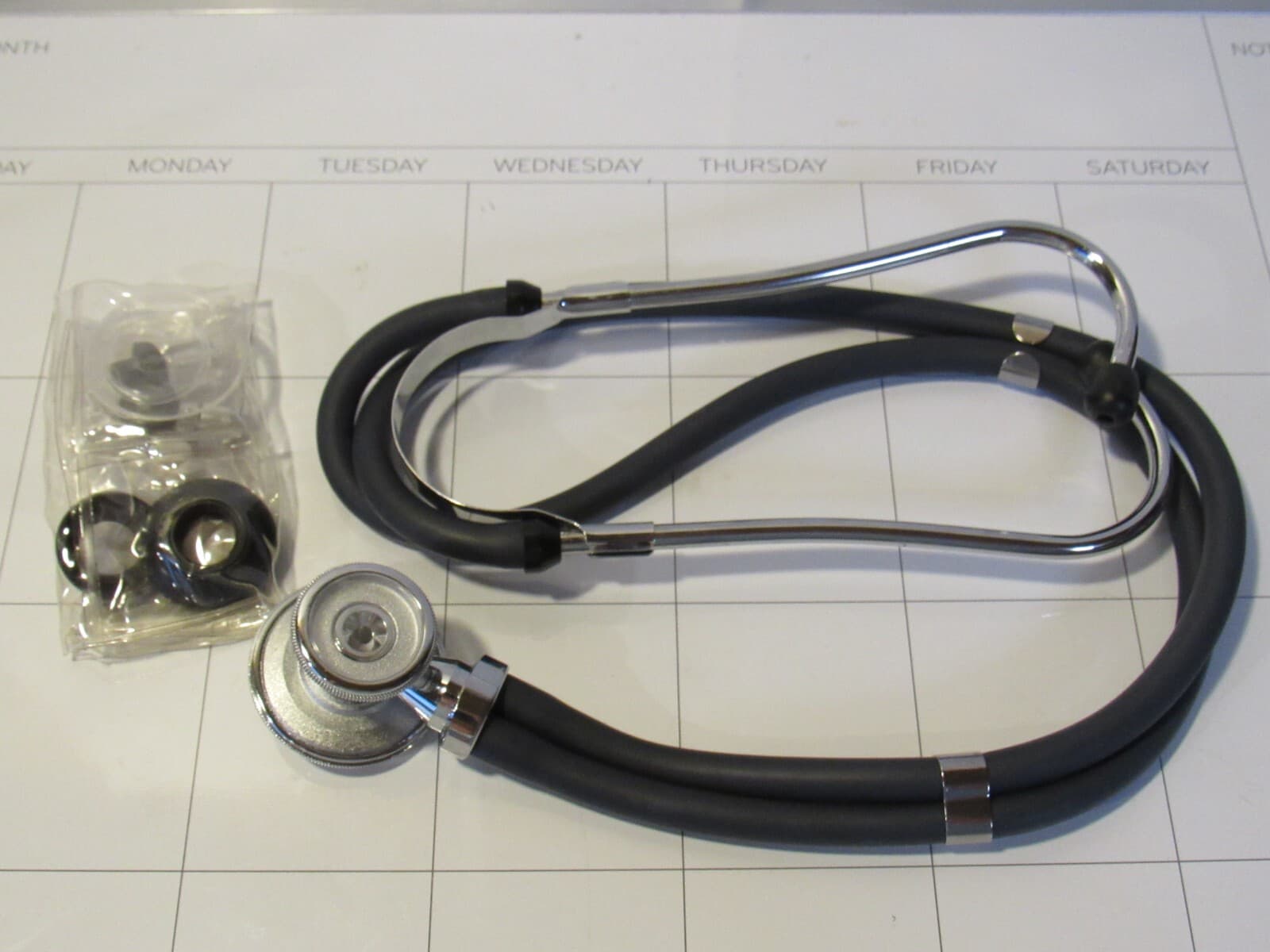 New ADC Stethoscope Navy Blue Pat.114444 Heavy Duty D11K