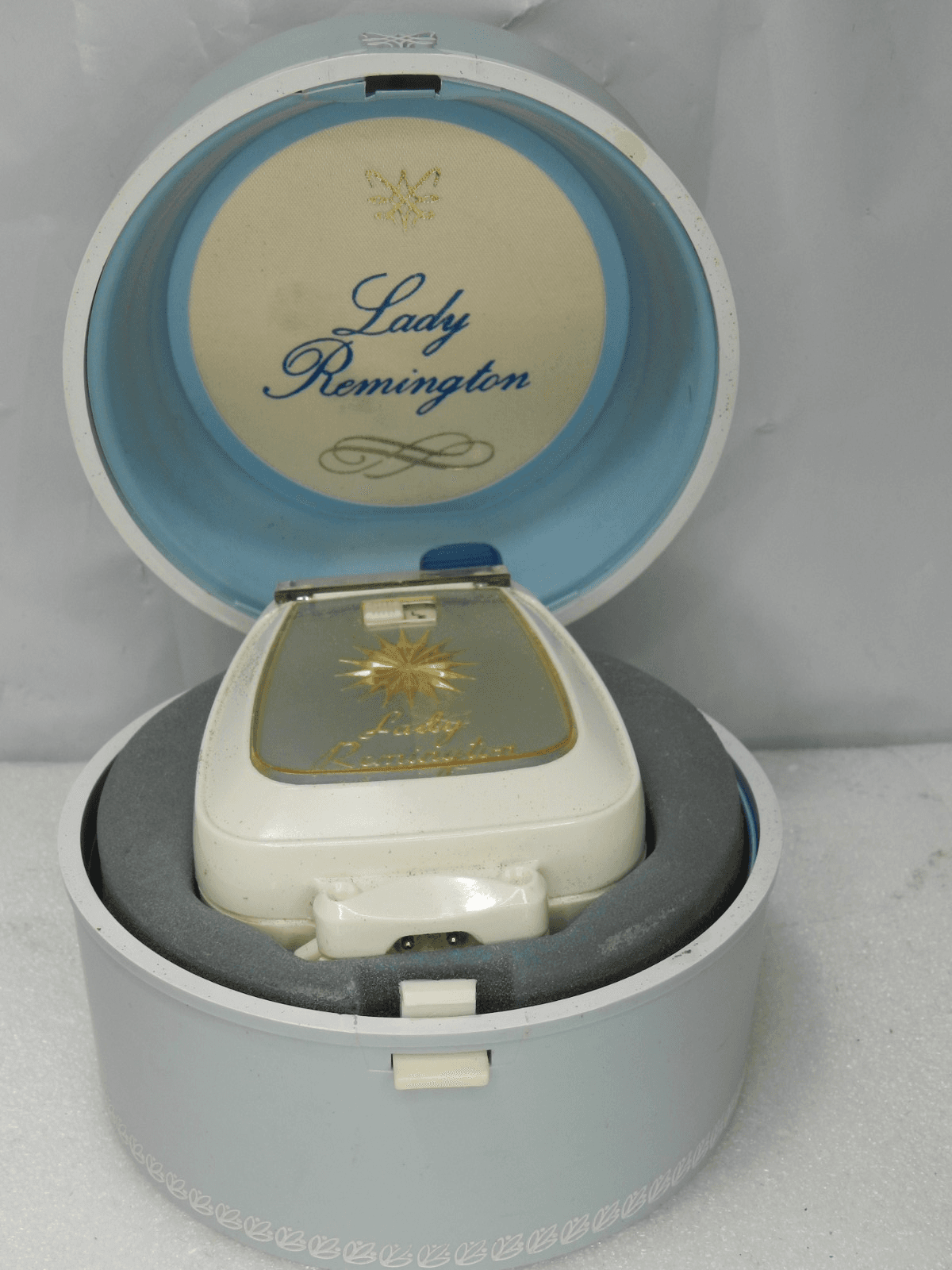 Vintage Lady Remington Electric Razor Blue (F91J)