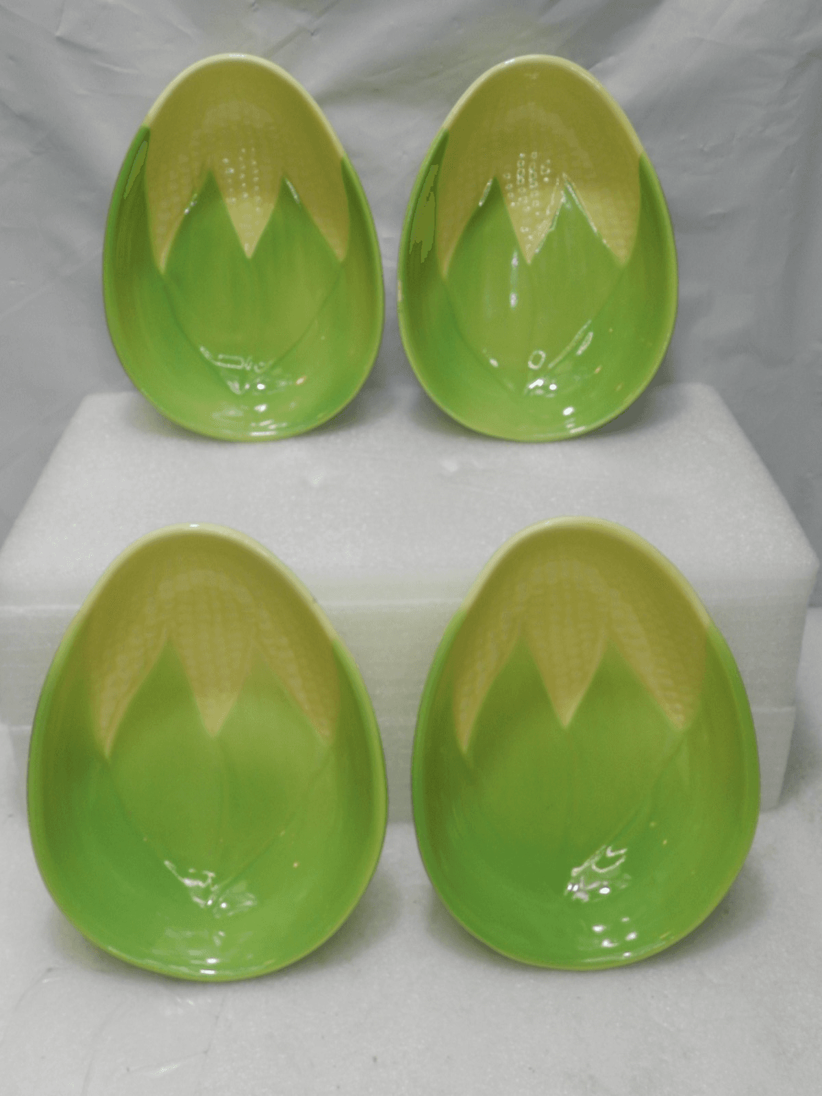4 Terrace Ceramics Oval Corn Serving Dish Bowl 227 USA Cottage Vintage I49S