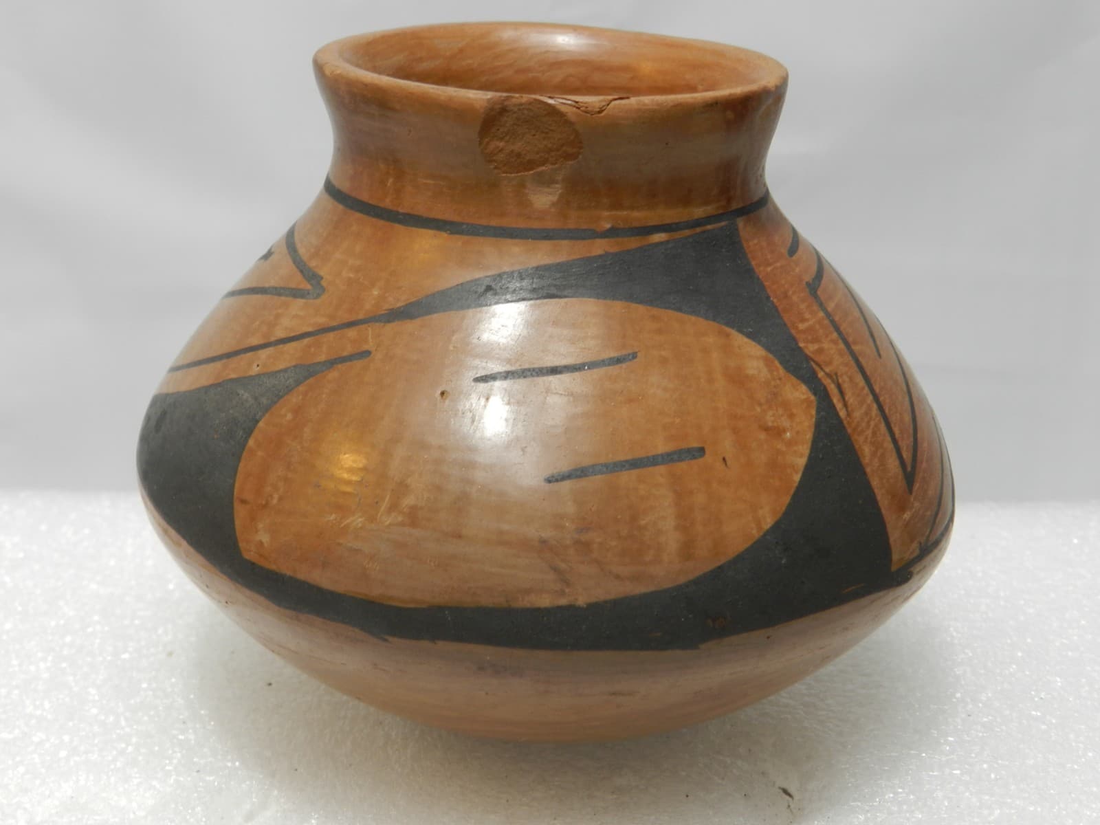 Vintage Handmade, Hand-Coiled Mata Ortiz Pottery Olla Vase (M2S)