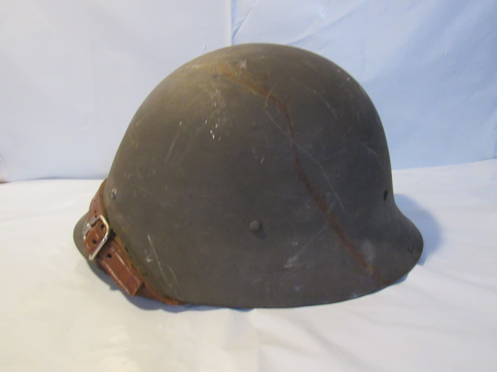 Royal Swedish Army M26 Steel Combat Helmet w/Full Liner & Chinstrap Y21K