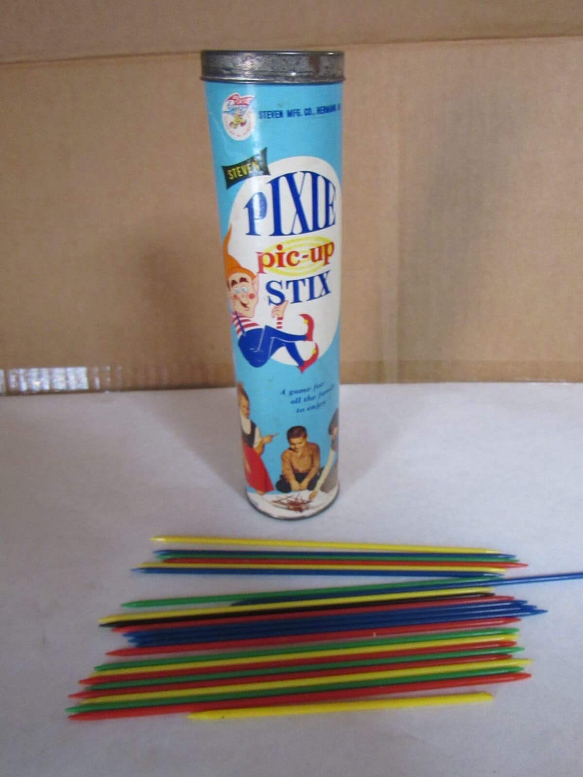 VINTAGE Steven PIXIE PIC UP STIX Pick up Sticks 23 PC. T97K