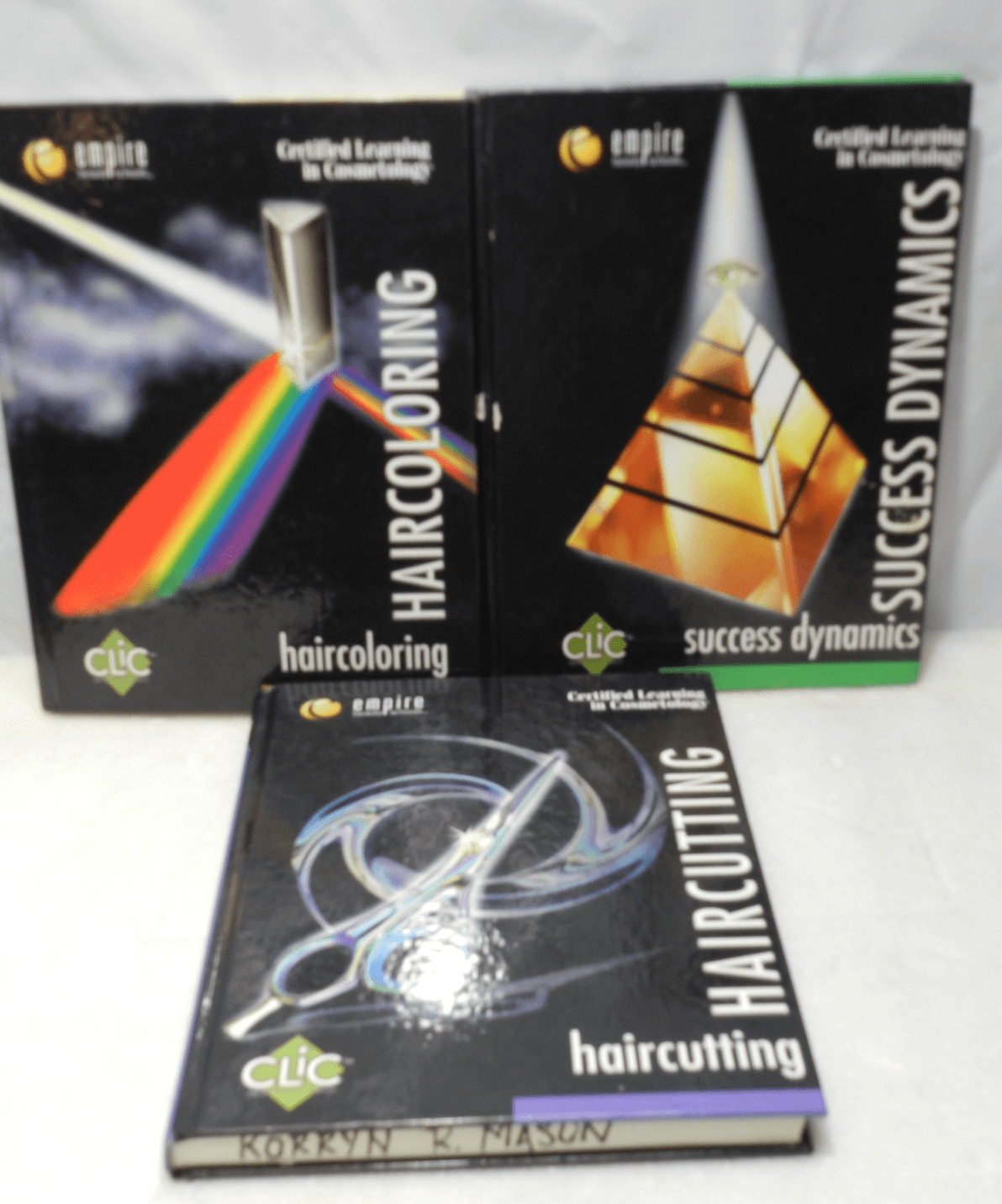 Empire Beauty Clic Success Course Books Dynamics Coloring Haircutting Set C24K