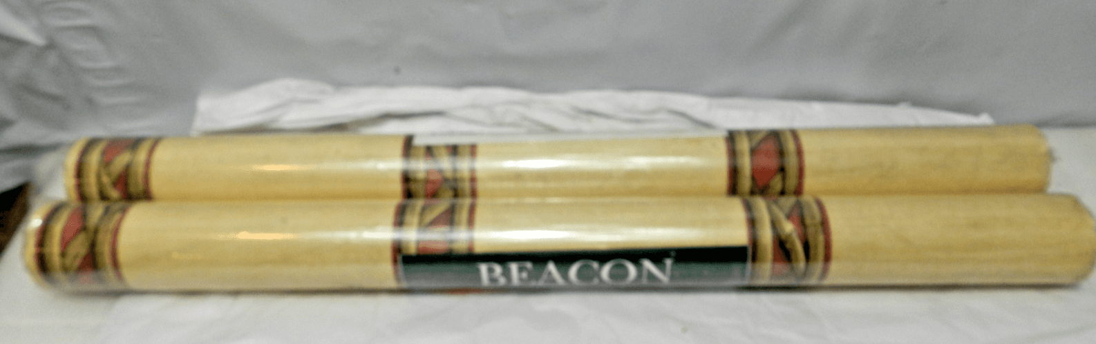 Vintage Beacon House Pre Pasted Vinyl Wallpaper Bamboo 2 Rolls (M12J)