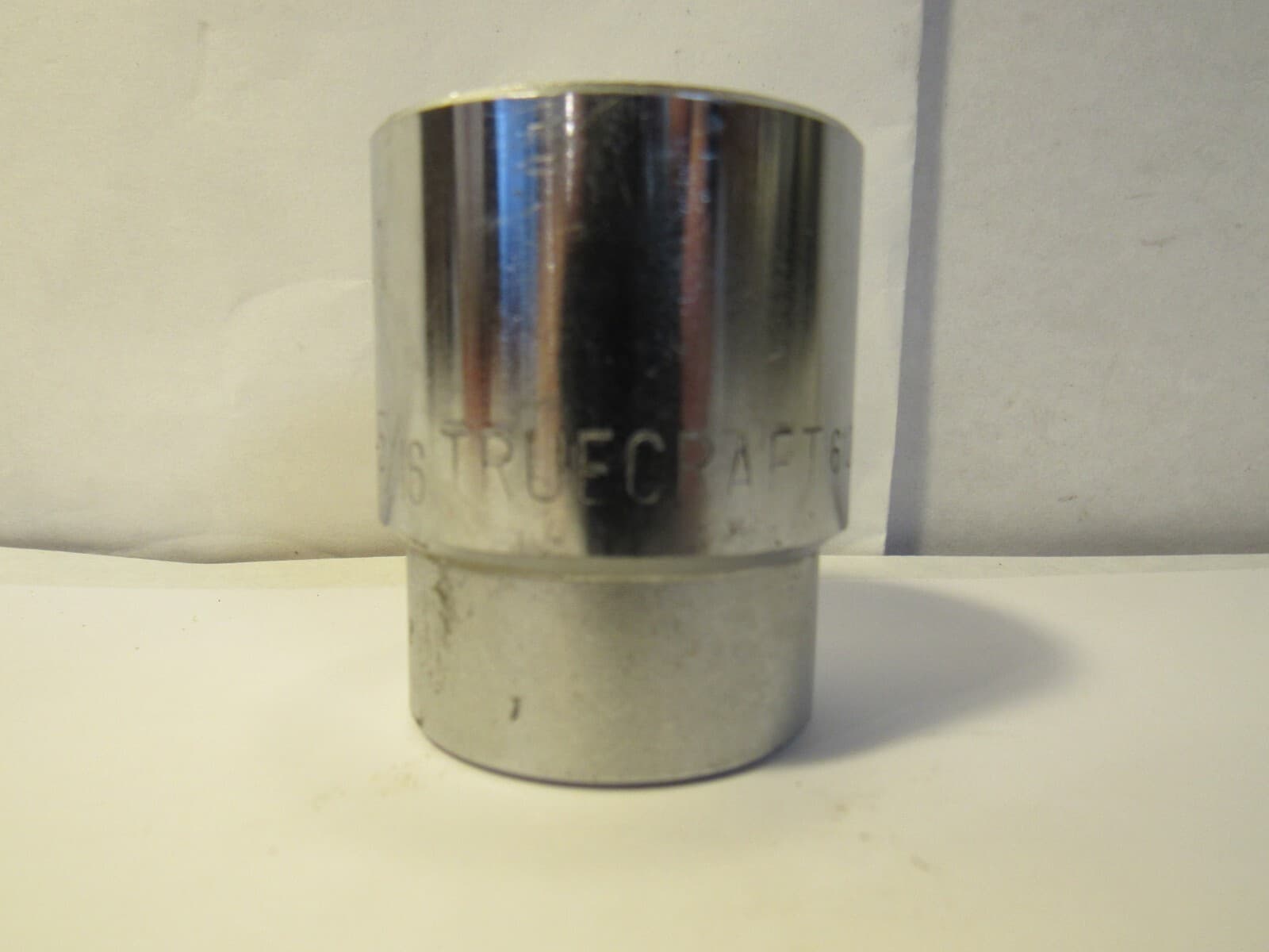 TRUECRAFT, 3/4" DRIVE CHROME SHALLOW SOCKET, 1-5/16" SAE, 12 PT, #61242 H82KD