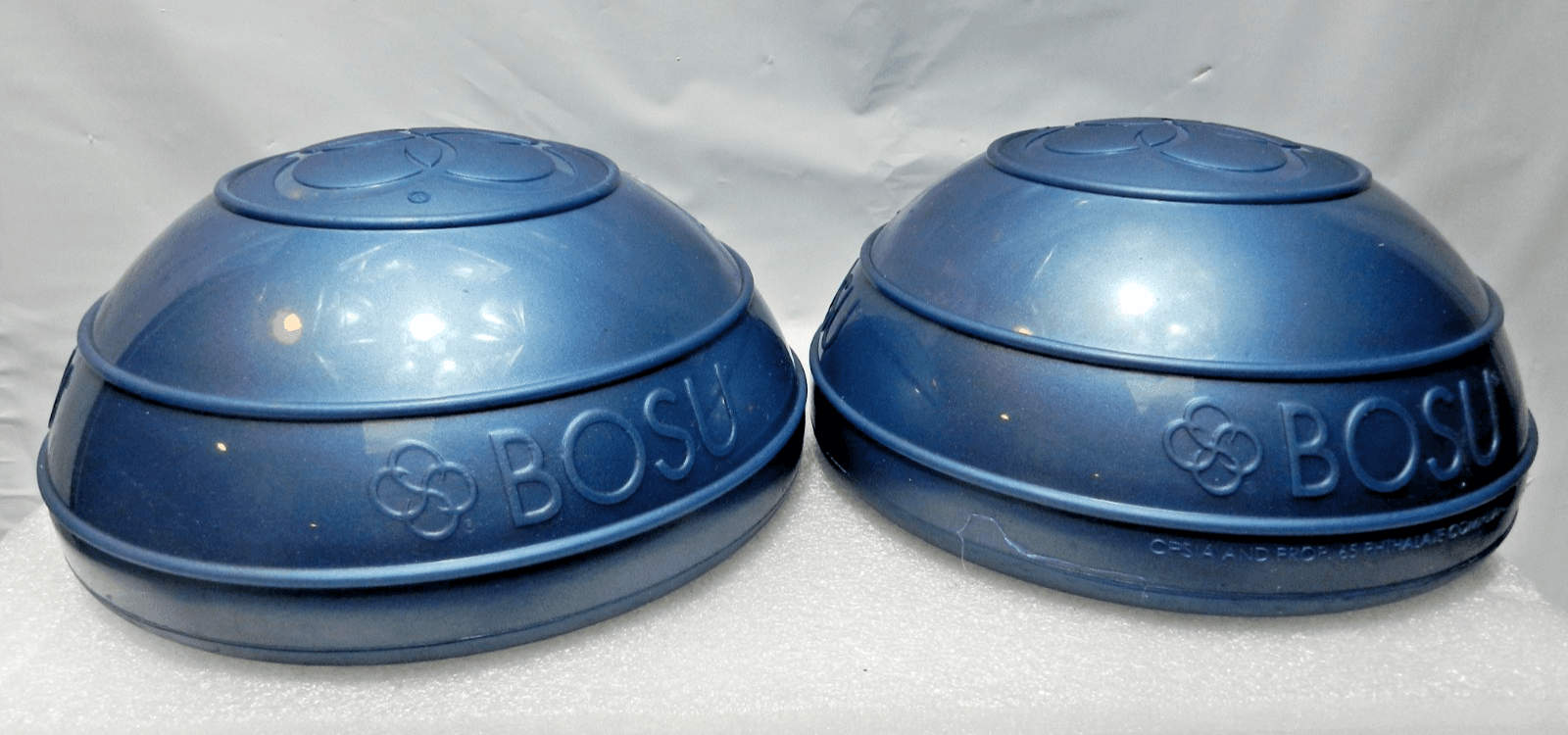 BOSU Balance Pods Set of 2 Strength/Balance Trainers Metallic Blue 6.5" (M17K)