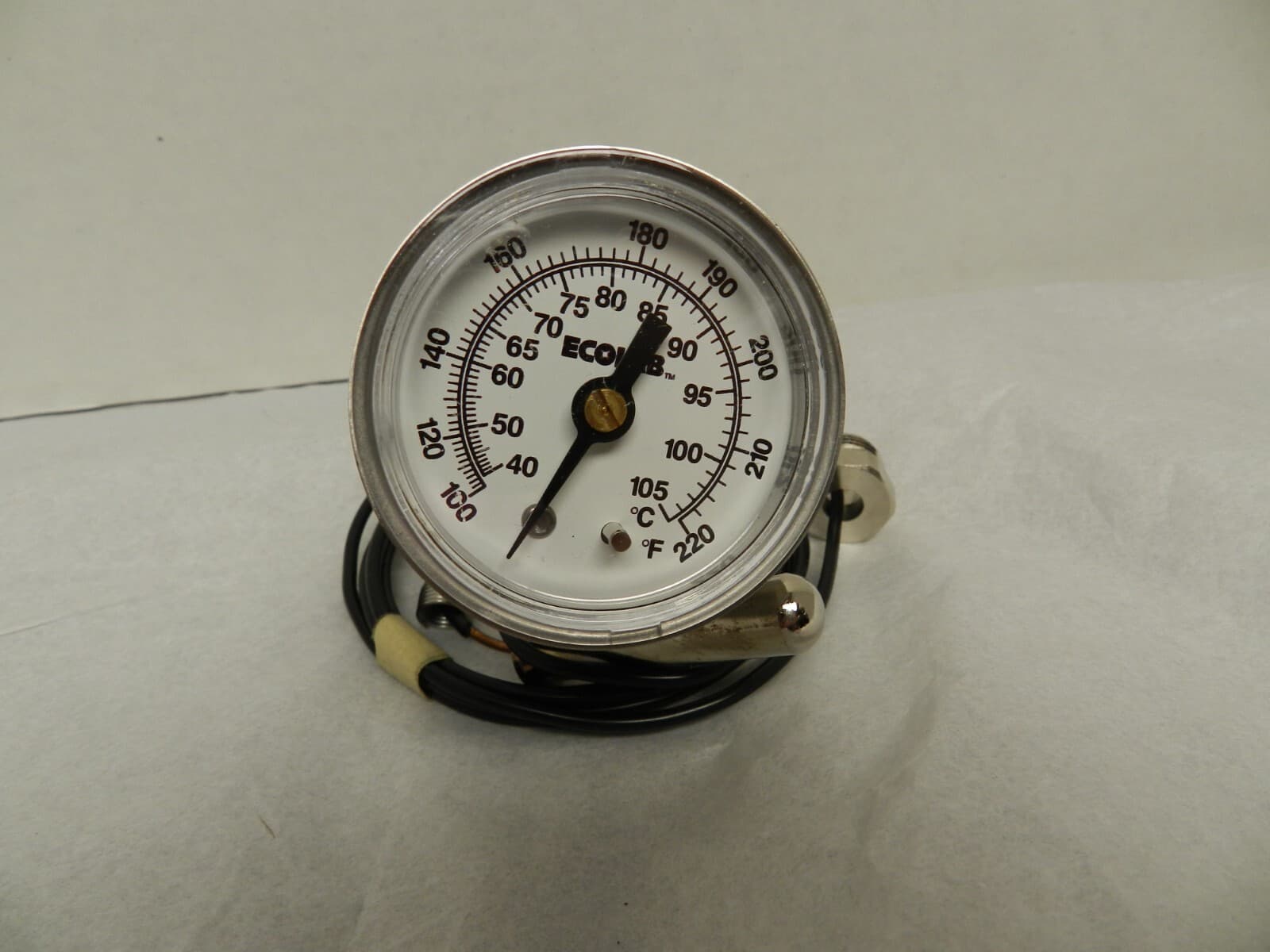New ECOLAB NSF Component Model W 06/2021 Thermometer Temperature Gauge (K27)